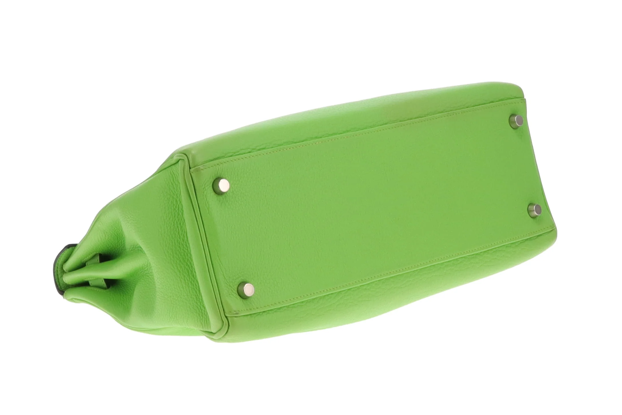 Hermes Kelly 32 Vert Cru Clemence PHW 2003 - Image 17