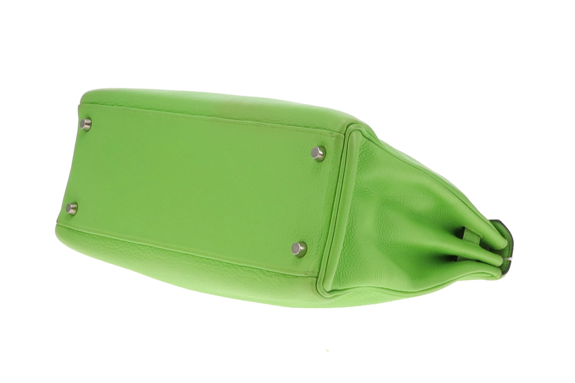 Hermes Kelly 32 Vert Cru Clemence PHW 2003 - Image 18