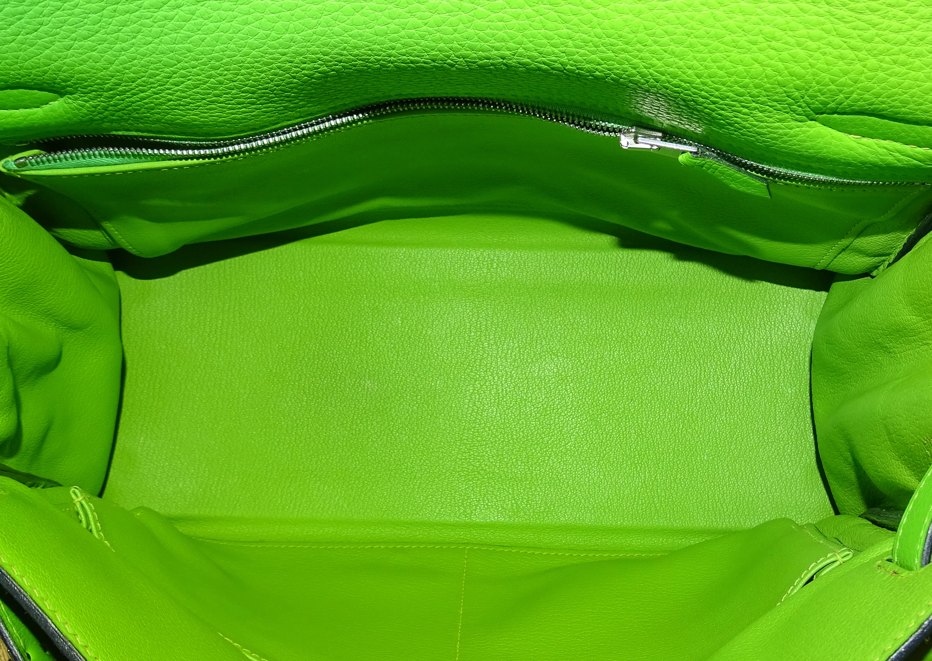 Hermes Kelly 32 Vert Cru Clemence PHW 2003 - Image 19
