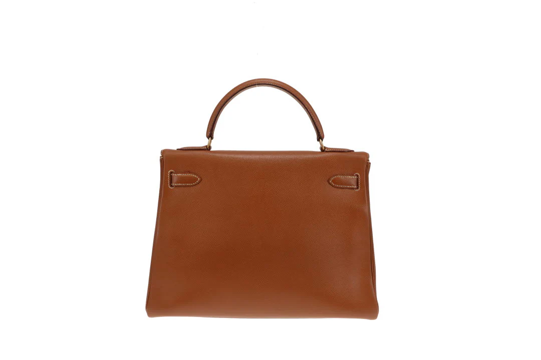 Hermes Kelly 32 Retourne Gold Courcheval GHW 1995 - Image 7
