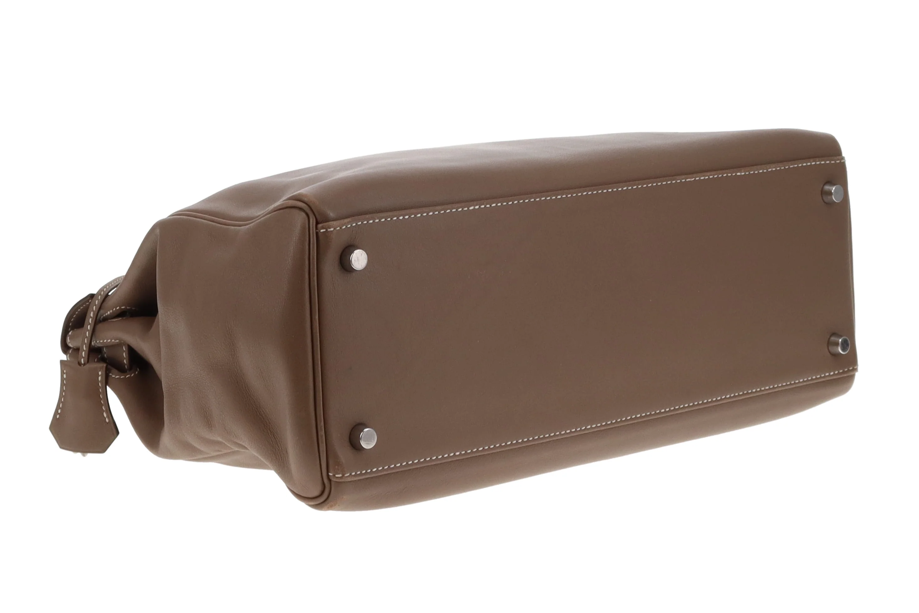 Hermes Kelly 35 Etoupe Swift PHW 2000 - Image 11