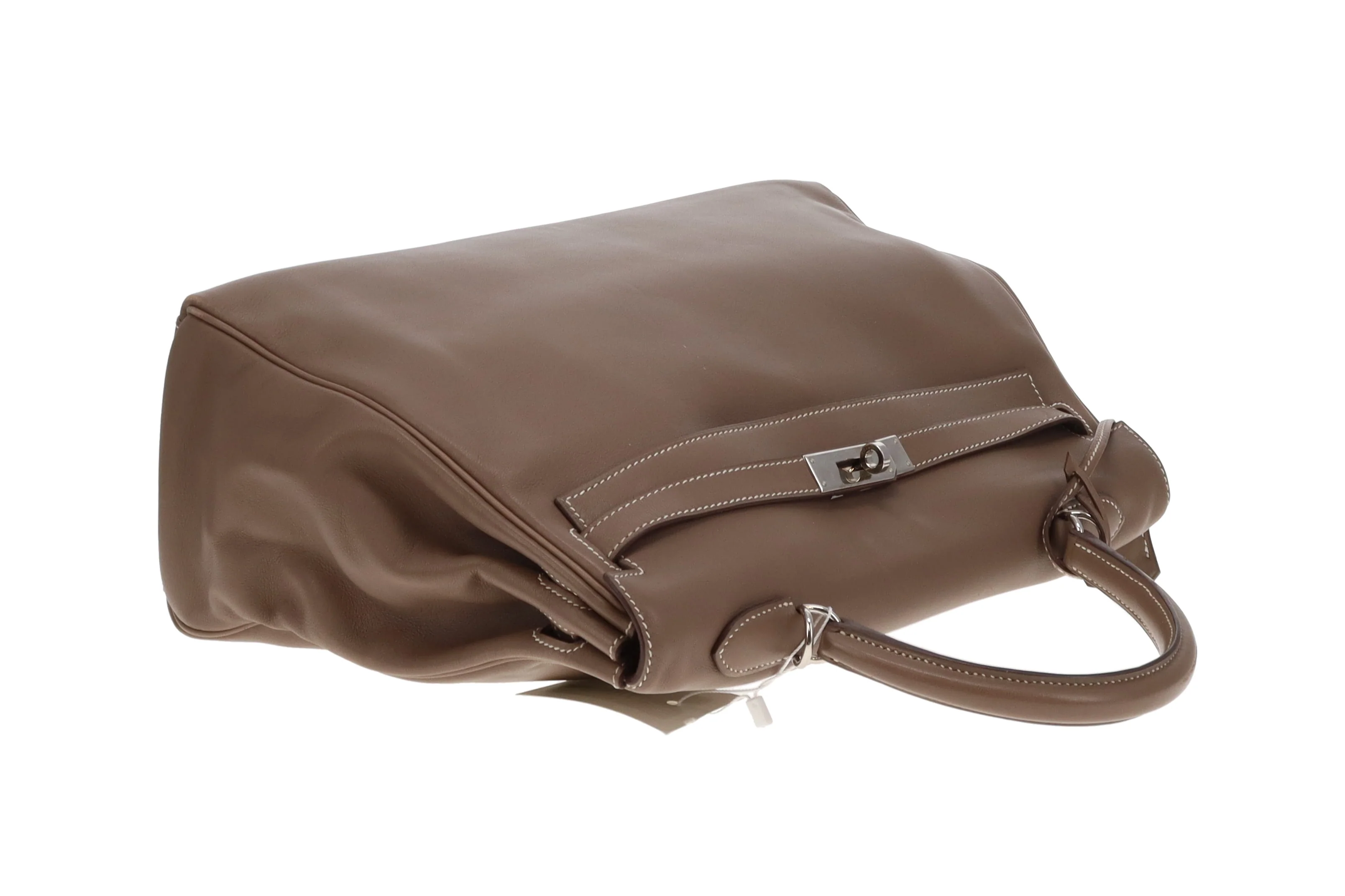 Hermes Kelly 35 Etoupe Swift PHW 2000 - Image 8