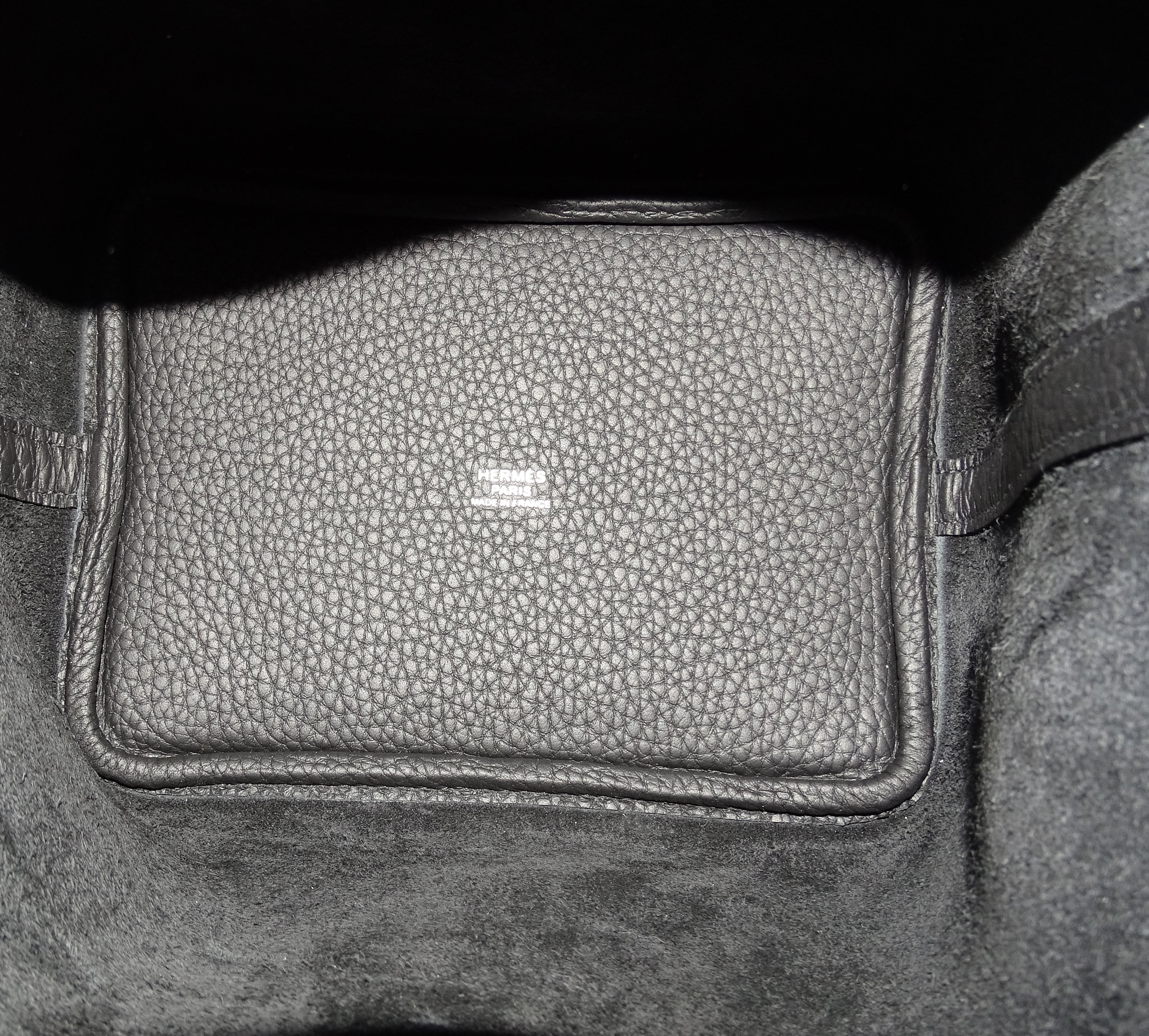 Hermes Picotin 18 Noir Clemence PHW 2025 - Image 14