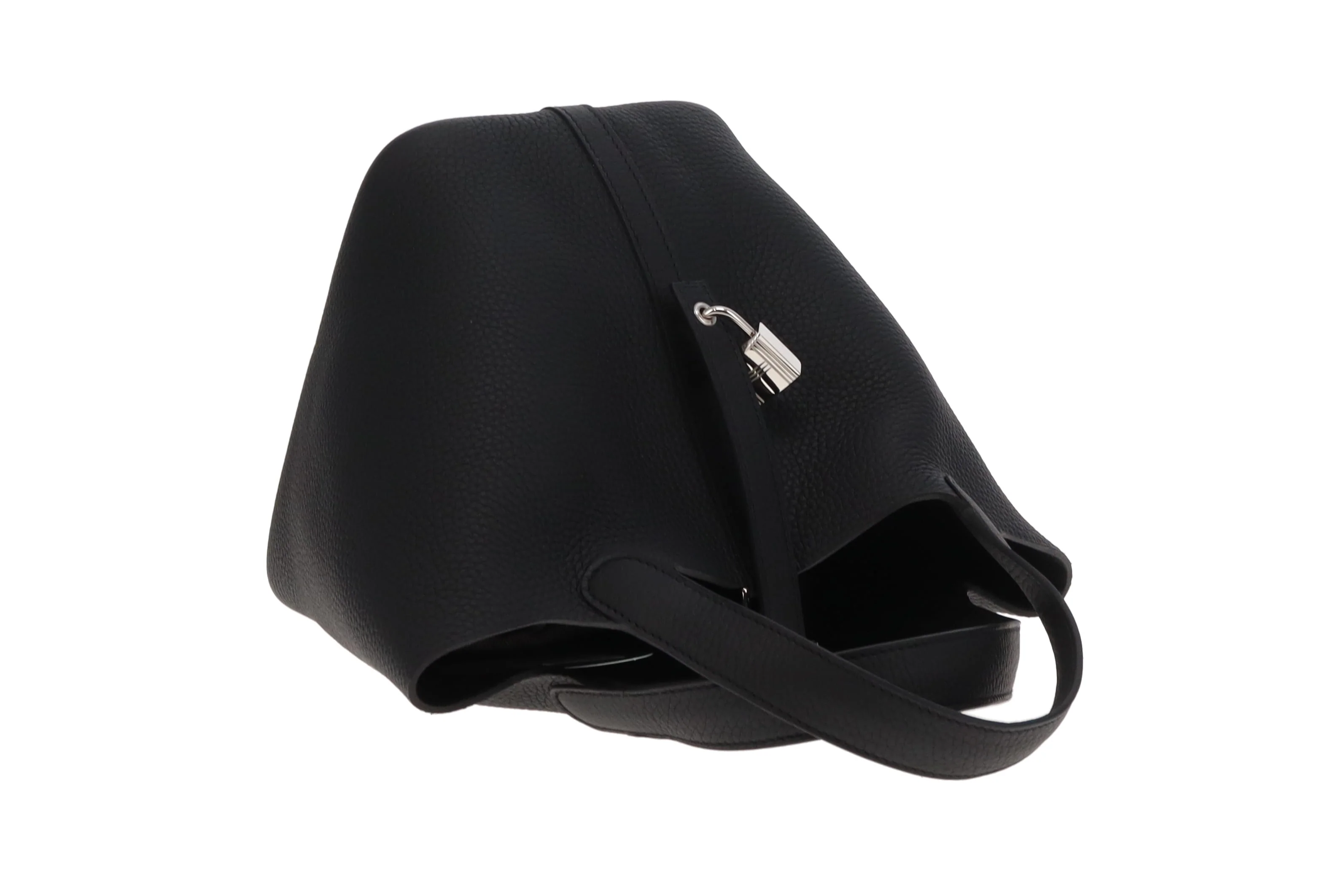 Hermes Picotin 18 Noir Clemence PHW 2025 - Image 8