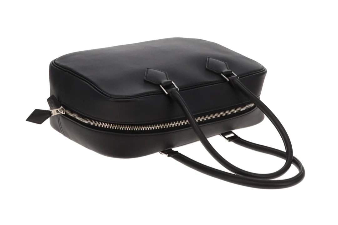Hermes Plume 28 Black Swift PHW 2014 - Image 10
