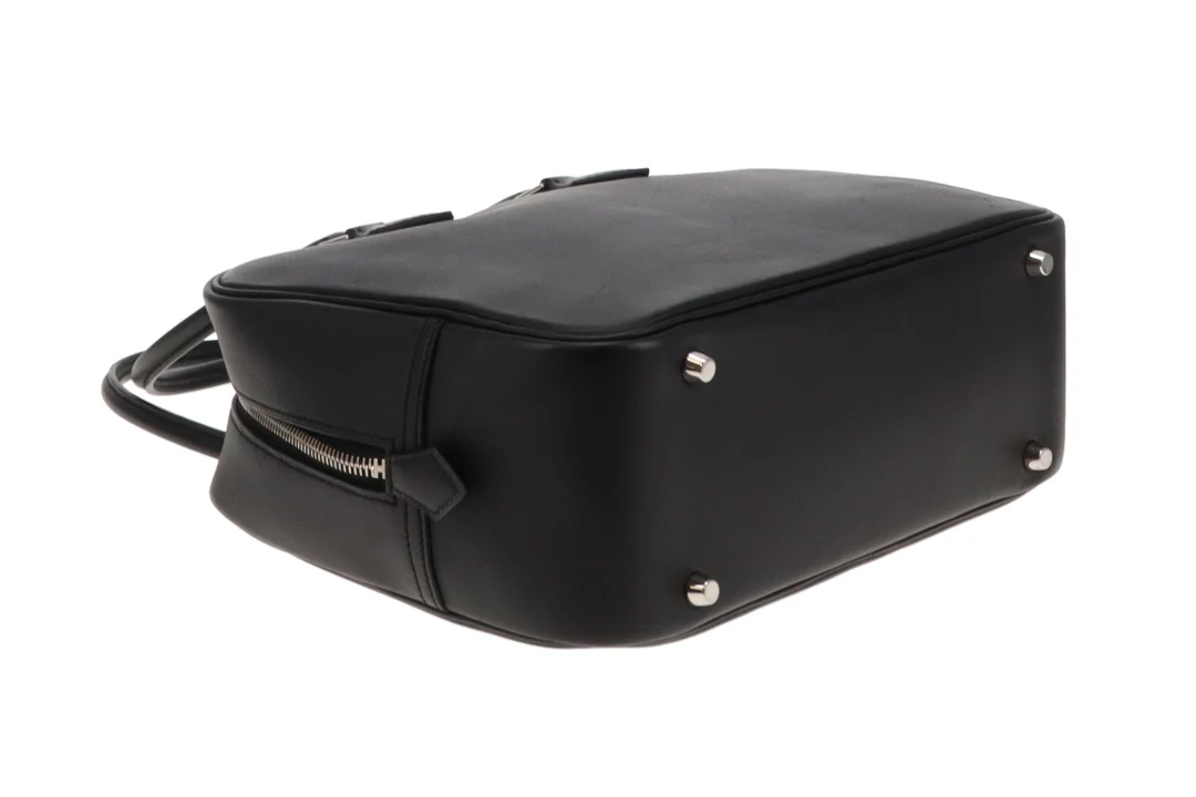 Hermes Plume 28 Black Swift PHW 2014 - Image 12