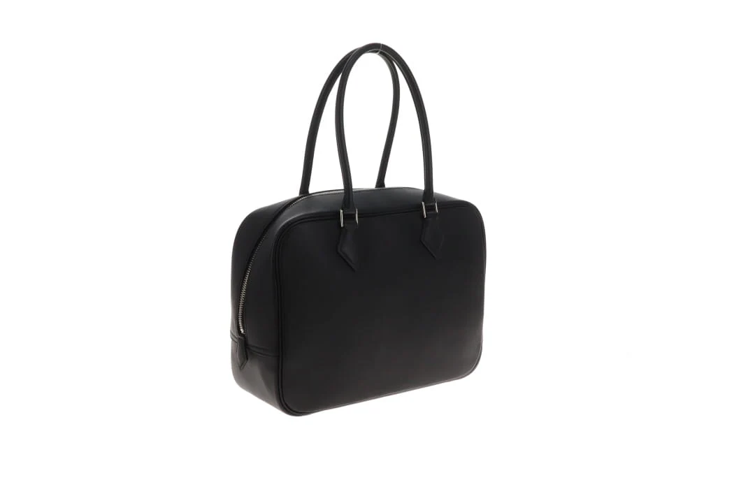 Hermes Plume 28 Black Swift PHW 2014 - Image 4