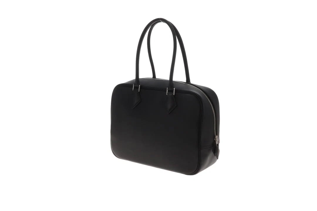 Hermes Plume 28 Black Swift PHW 2014 - Image 8