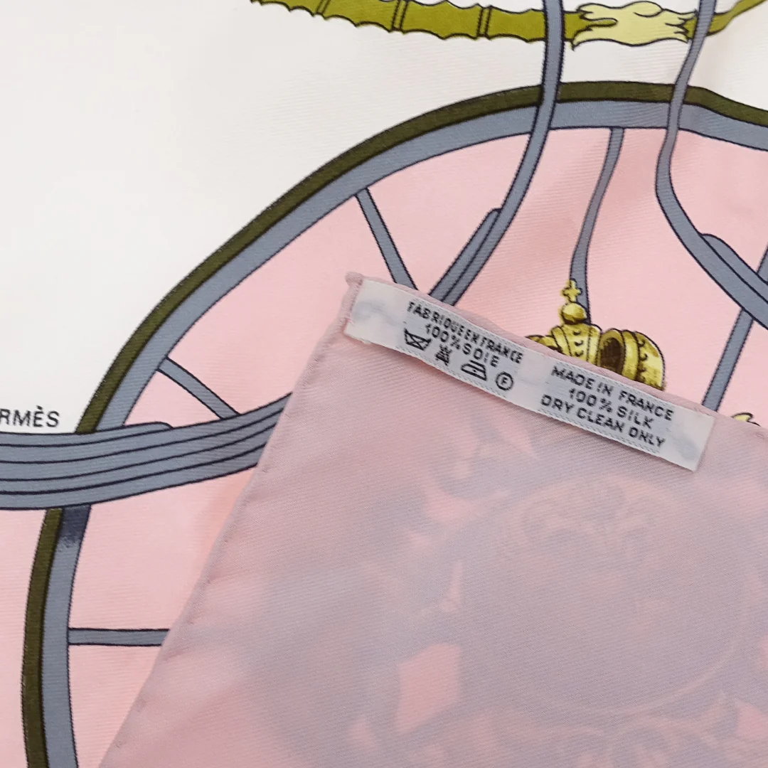 Hermes Springs 100 % Silk Scarf 90 - Image 5