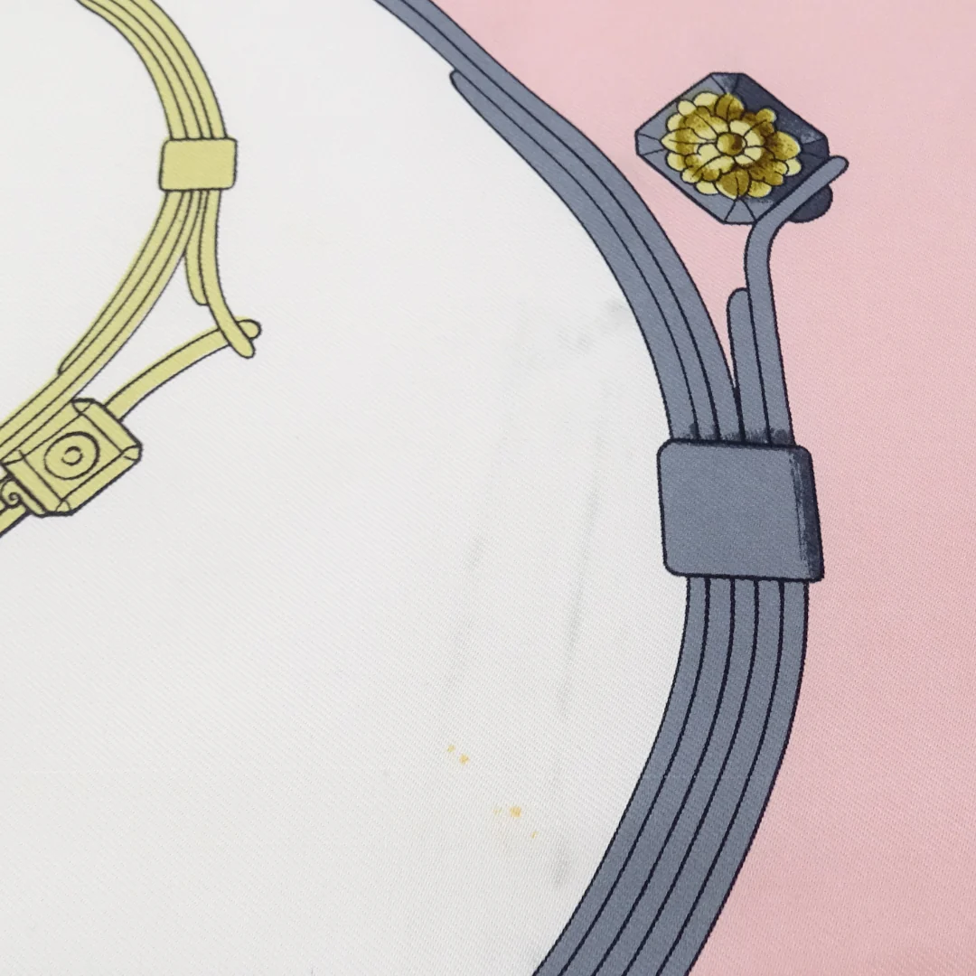 Hermes Springs 100 % Silk Scarf 90 - Image 6