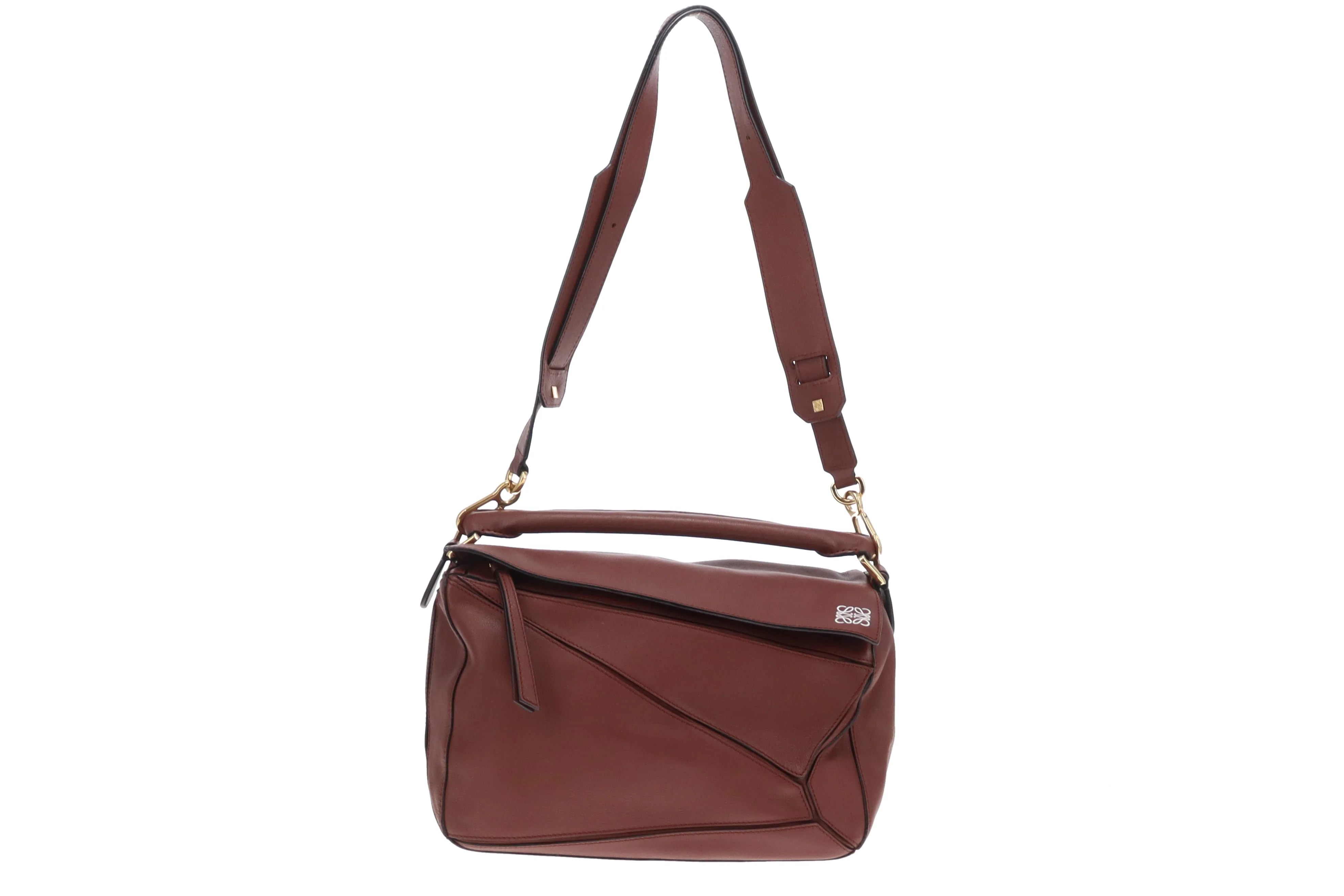 Loewe Puzzle Medium Burgundy - Image 3