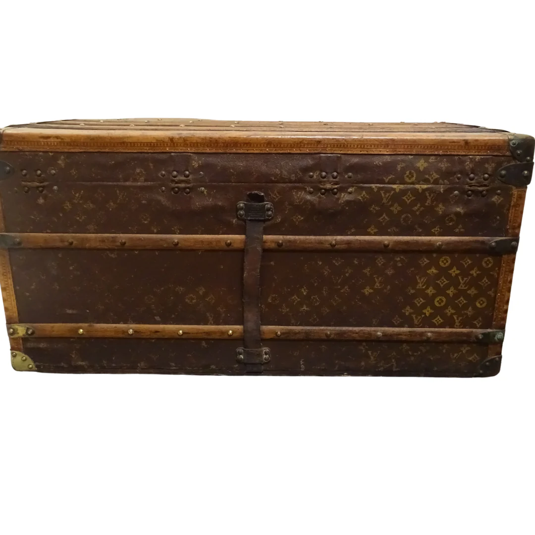 Louis Vuitton Antique Steamer Trunk 1920's - 1930's - Image 16