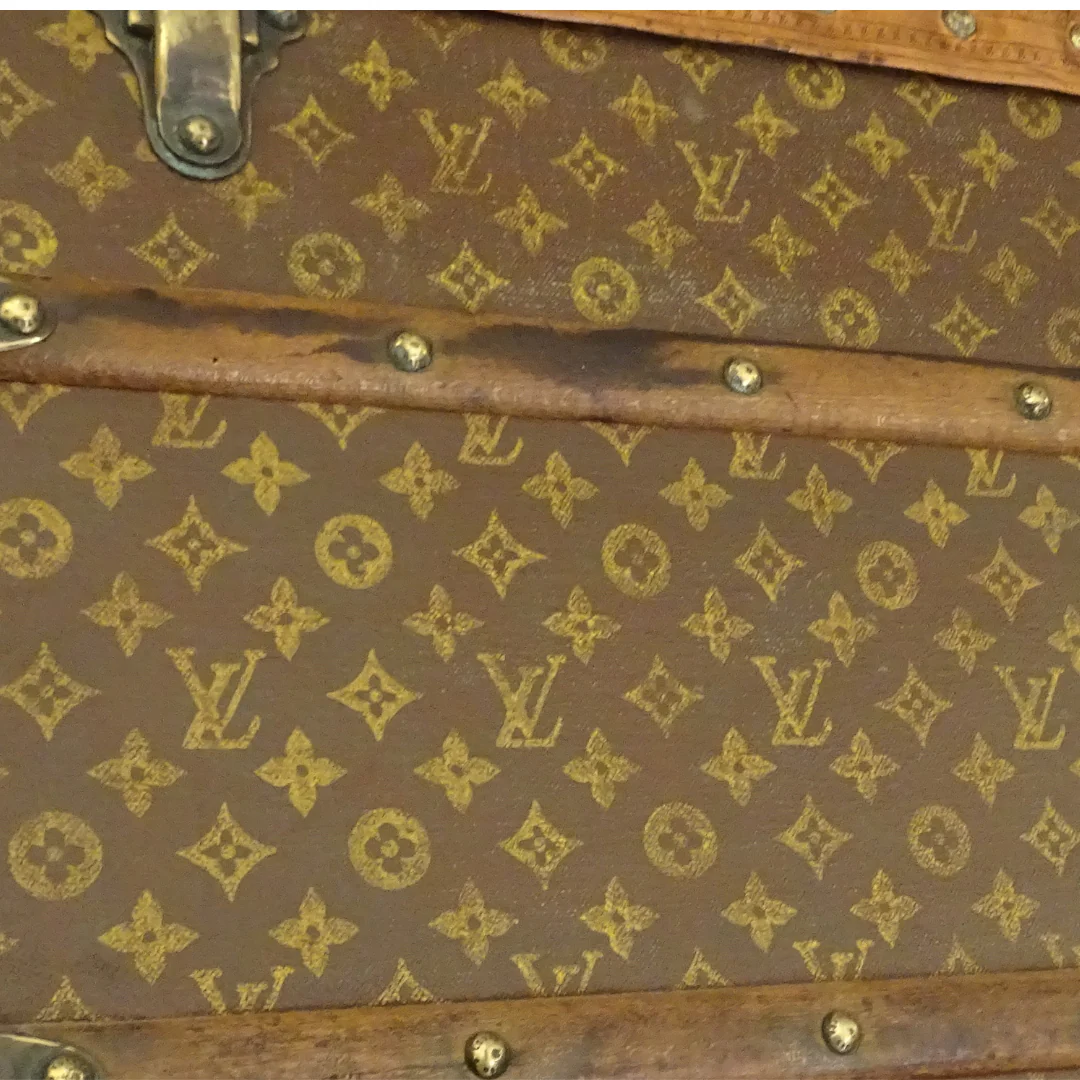 Louis Vuitton Antique Steamer Trunk 1920's - 1930's - Image 25