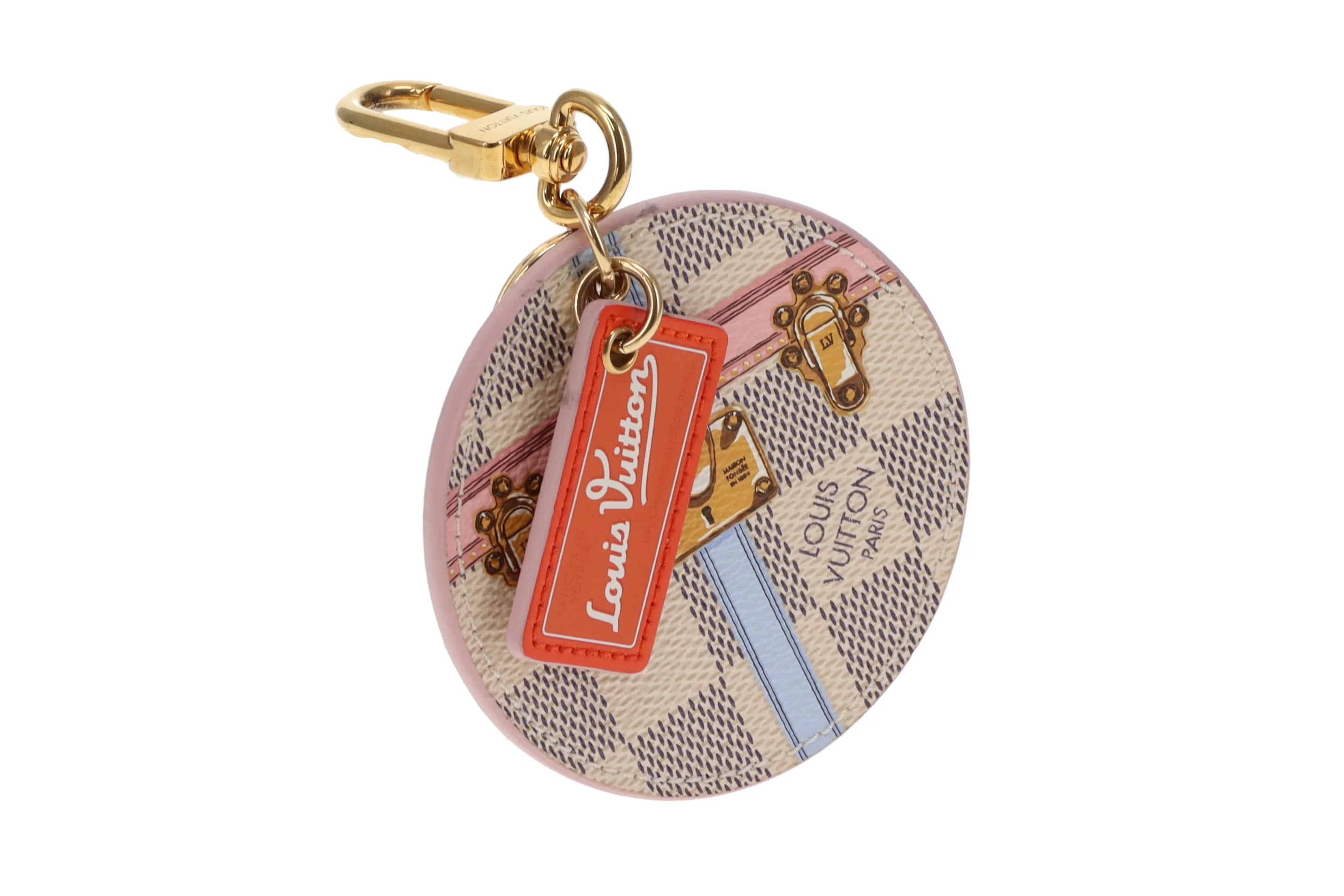 Louis Vuitton Bag Charm Trunks and Bags Damier Azur - Image 2