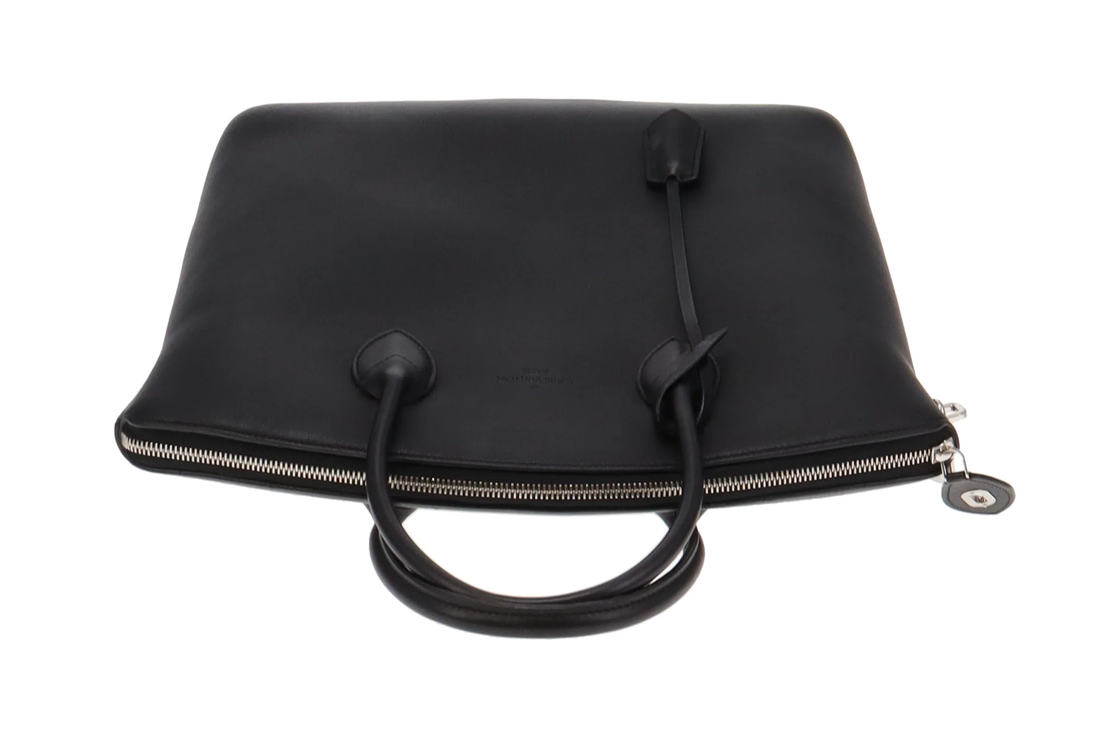 Louis Vuitton Black Smooth Calf Leather Custom Order Lockit Tote (Haute Maroquinerie) (2) - Image 10