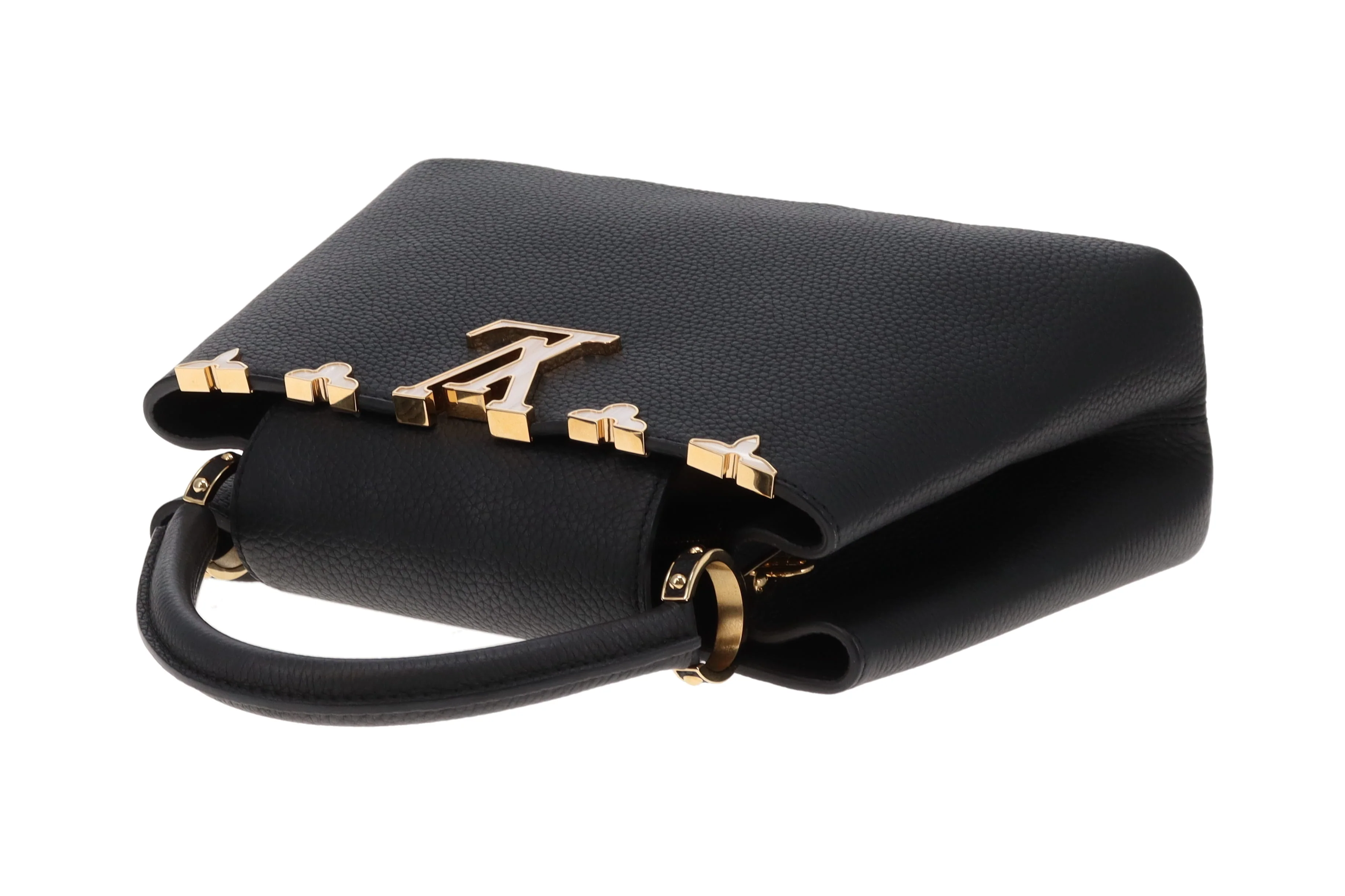 Louis Vuitton Capucines MM with Mother of Pearl Effect Detail (NFID) - no strap - Image 10