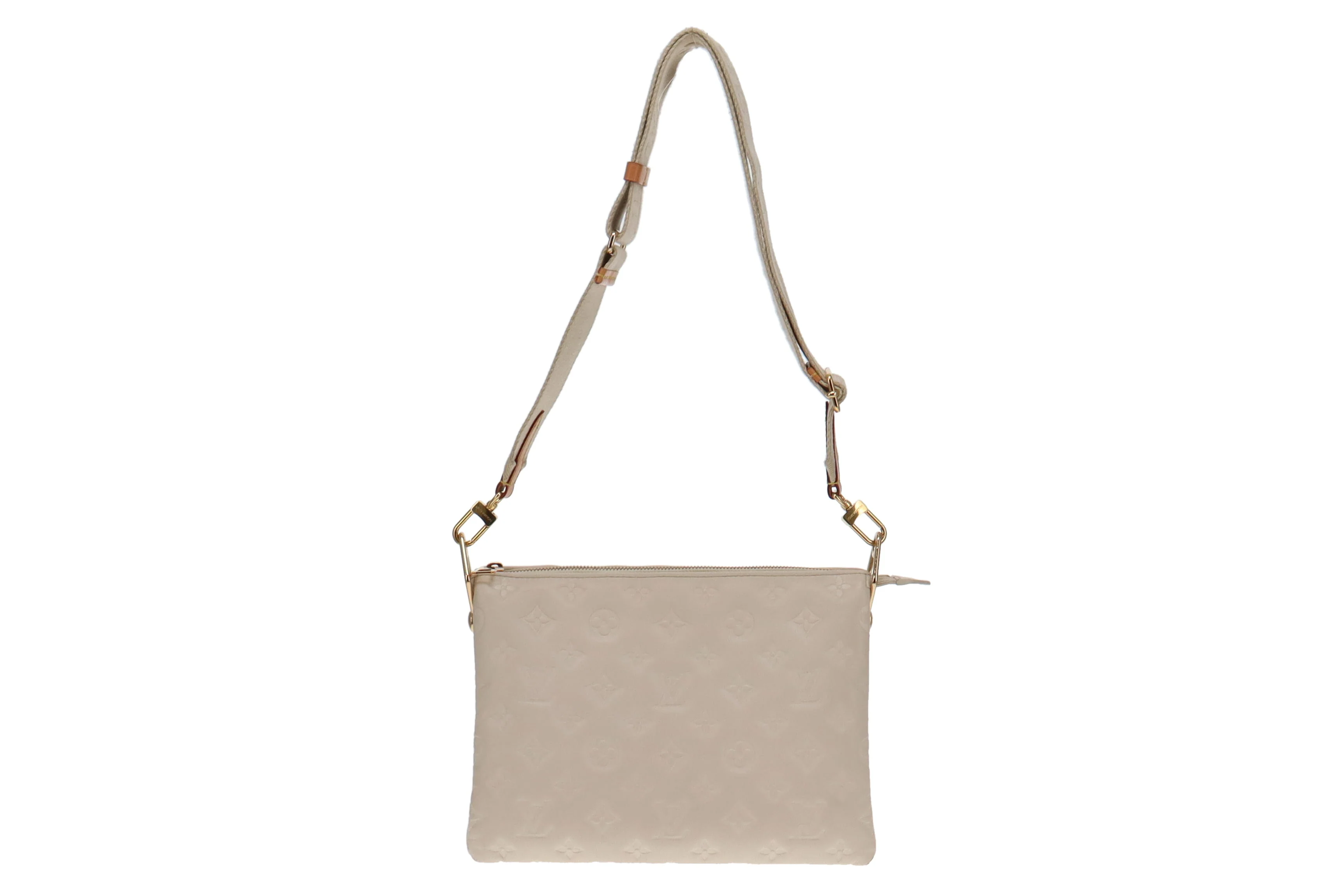 Louis Vuitton Crème Monogram Leather Coussin PM (NFID Chip) - Image 10