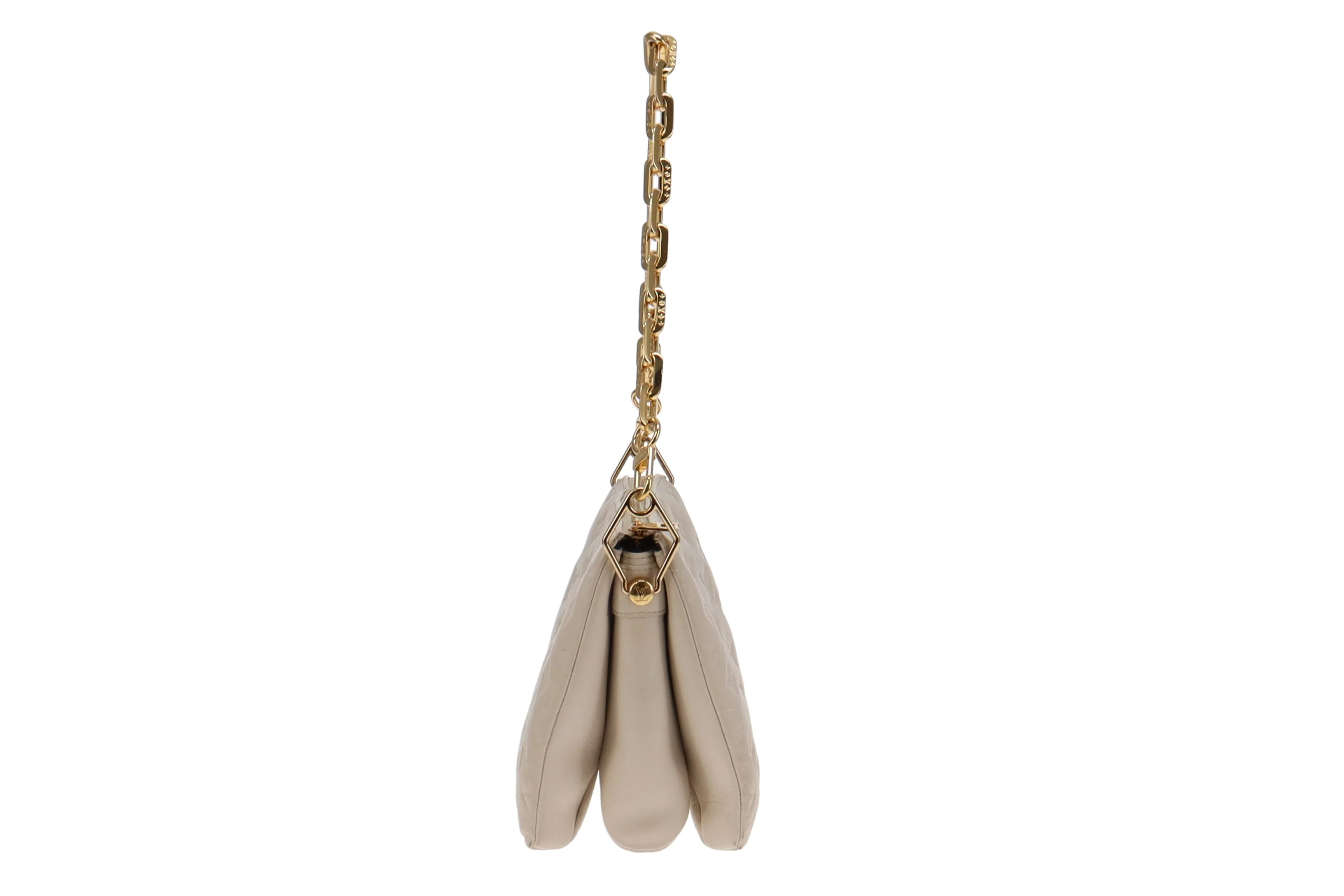 Louis Vuitton Crème Monogram Leather Coussin PM (NFID Chip) - Image 6