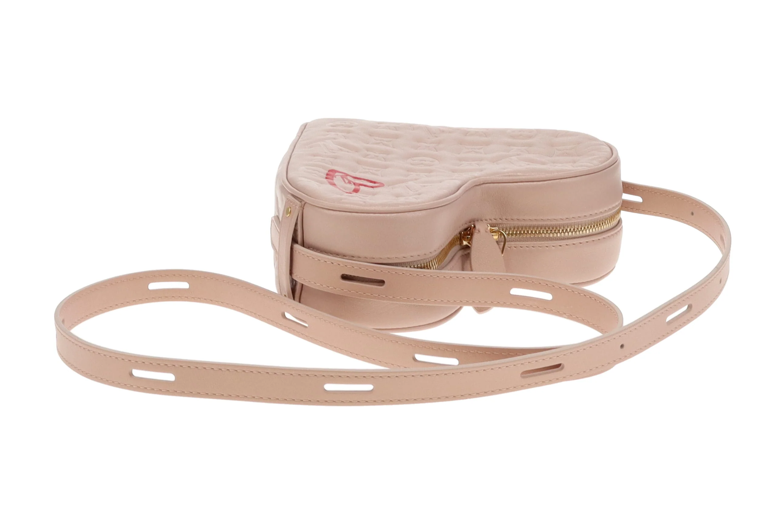 Louis Vuitton Dragée Light Pink Monogram Empreinte Fall In Love Sac Coeur (NFID) - Image 14
