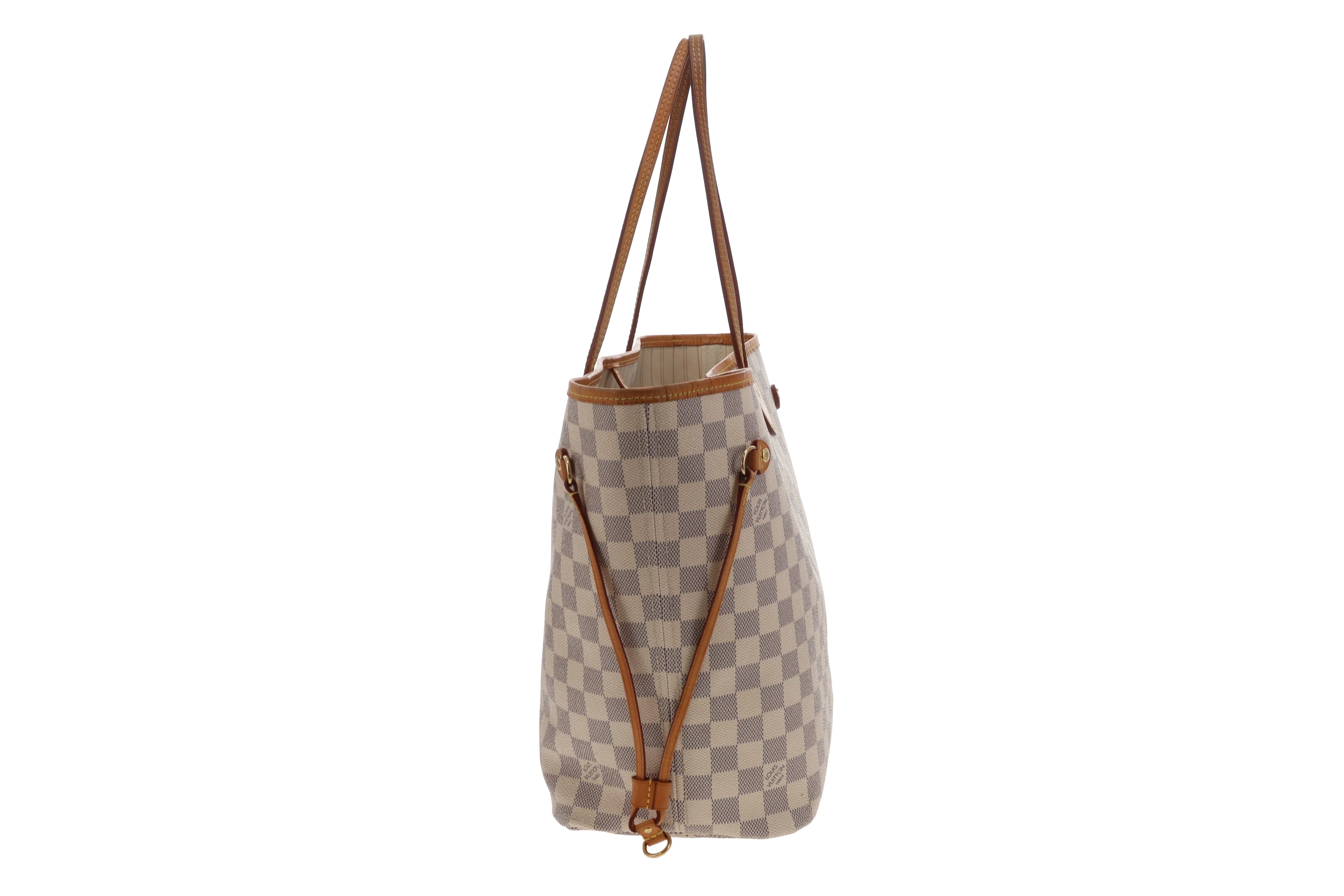 Louis Vuitton Neverfull Damier Azur MM GI1106 - 2016 (hotstamped MK) - Image 4