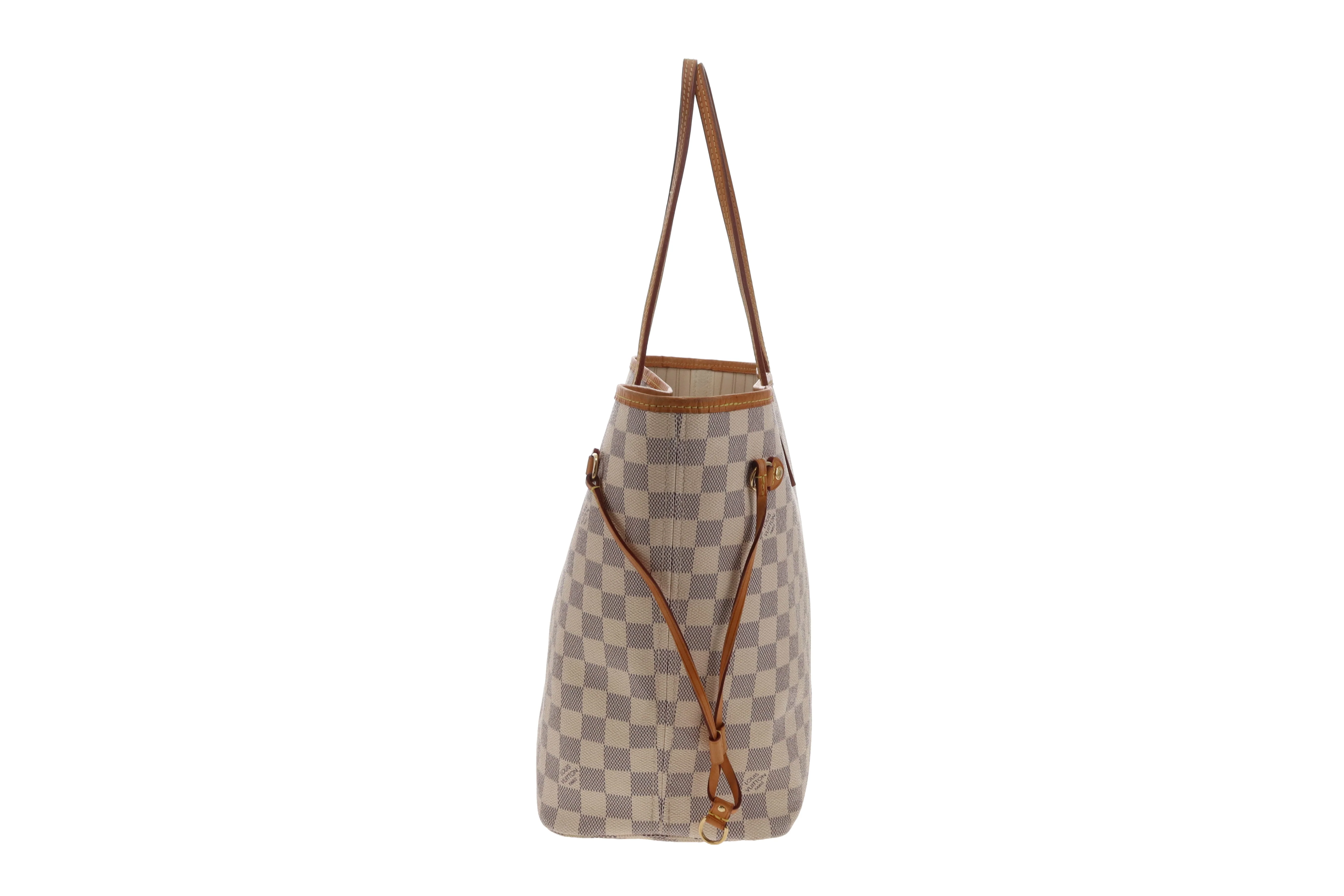 Louis Vuitton Neverfull Damier Azur MM GI1106 - 2016 (hotstamped MK) - Image 6