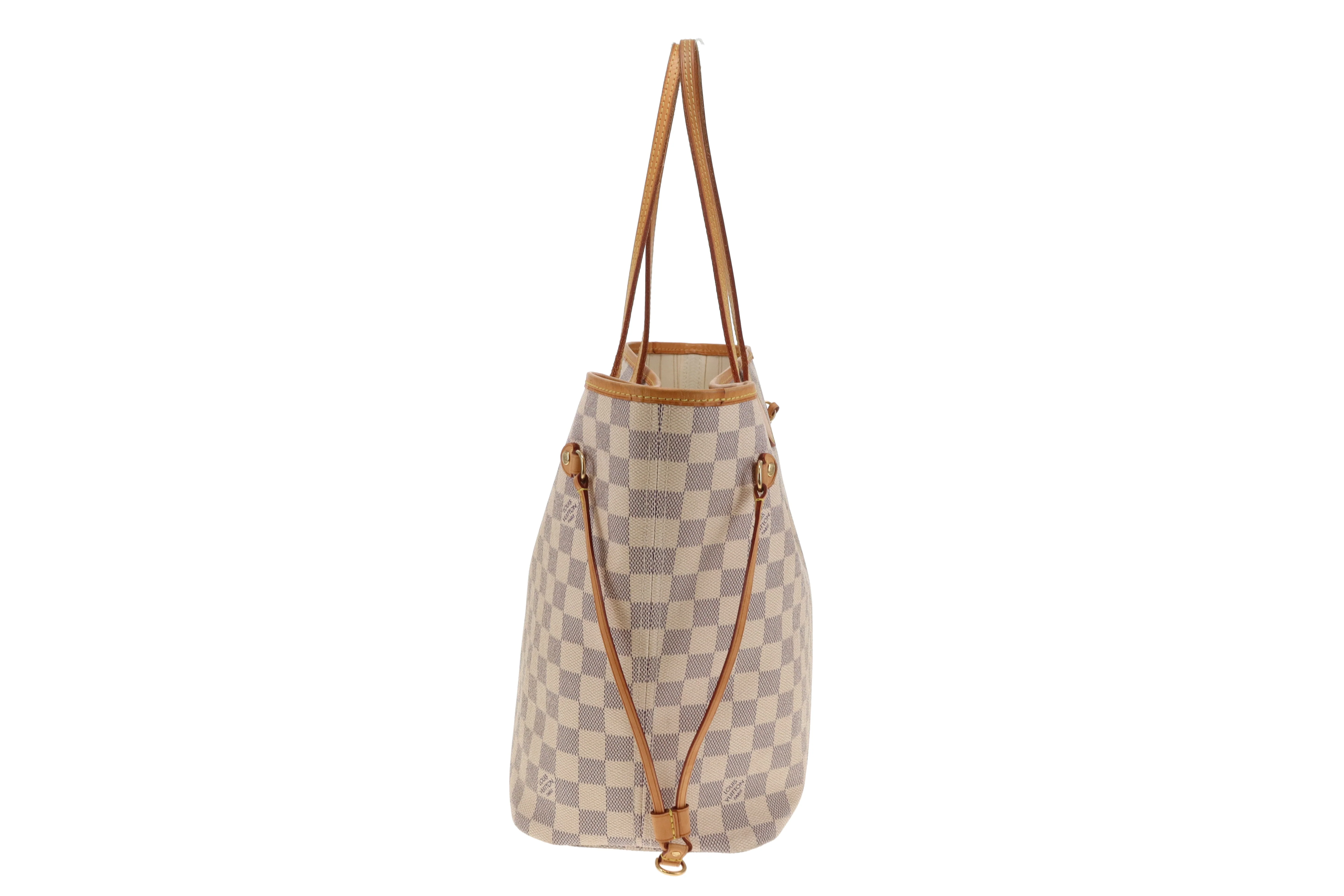 Louis Vuitton Neverfull MM Damier Azur GI2132 (No Pochette) - Image 6