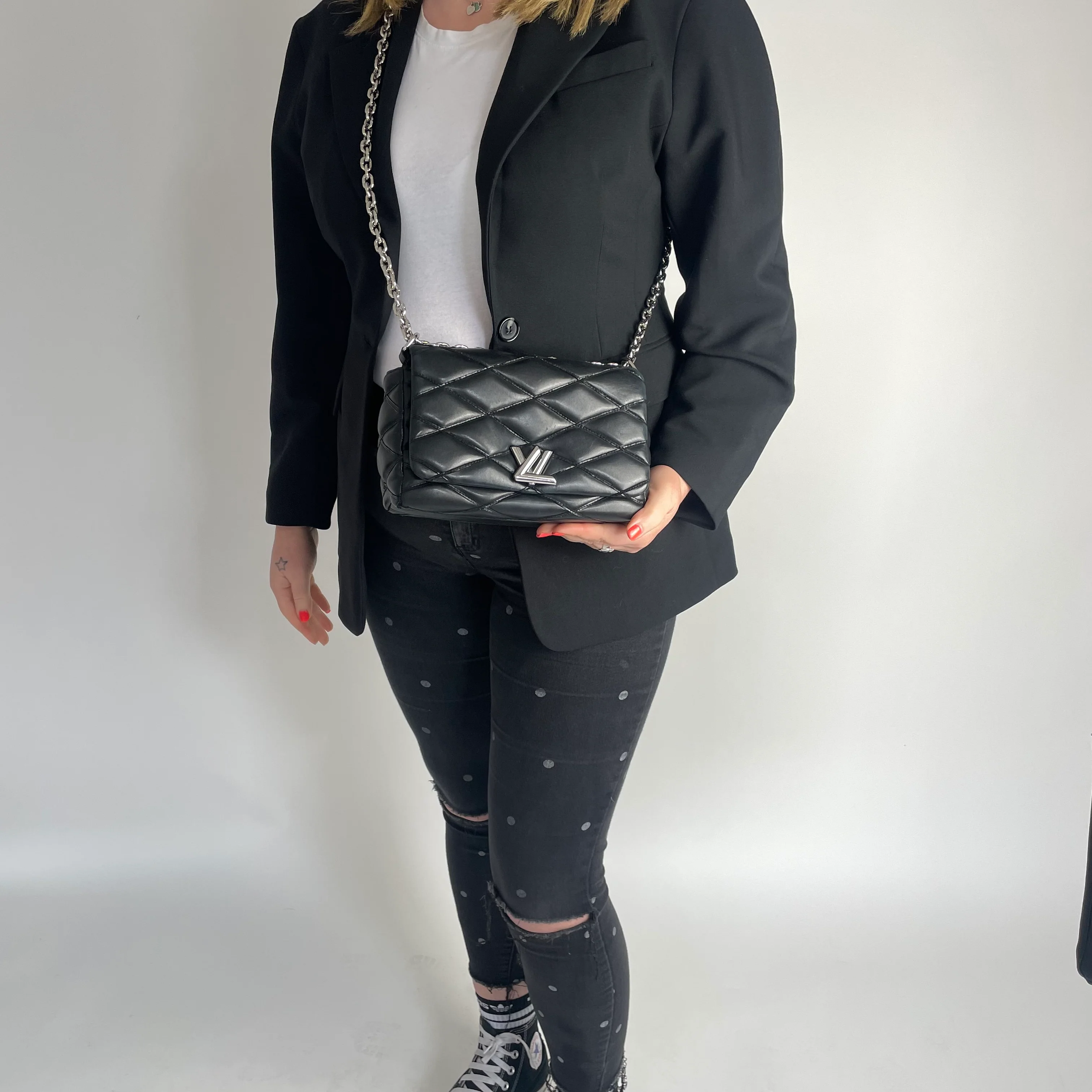 Louis Vuitton Noir GO-14 PM Malletage Series - Image 10
