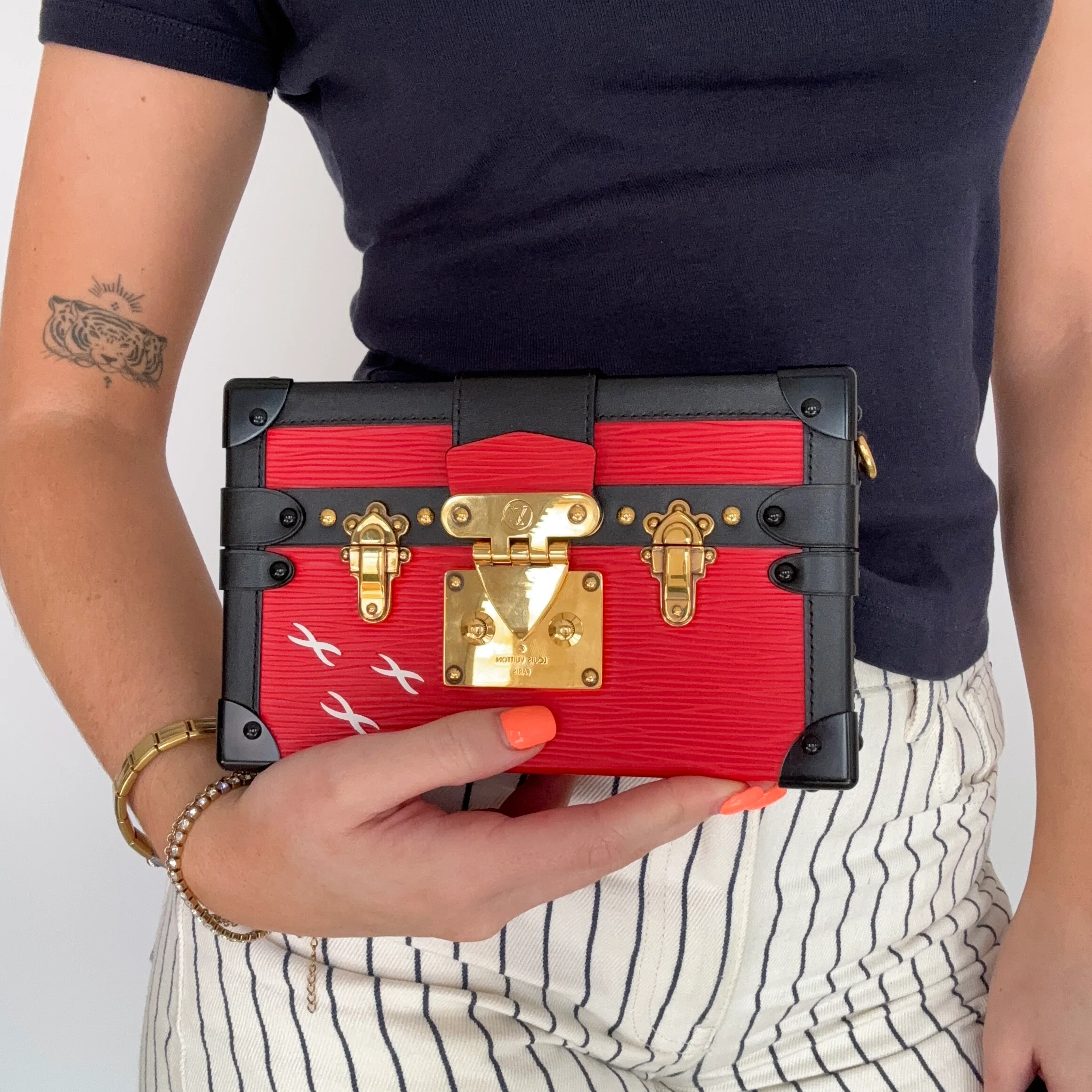 Louis Vuitton Petite Malle Limited Edition Trunk Bag FL5114 - Image 3