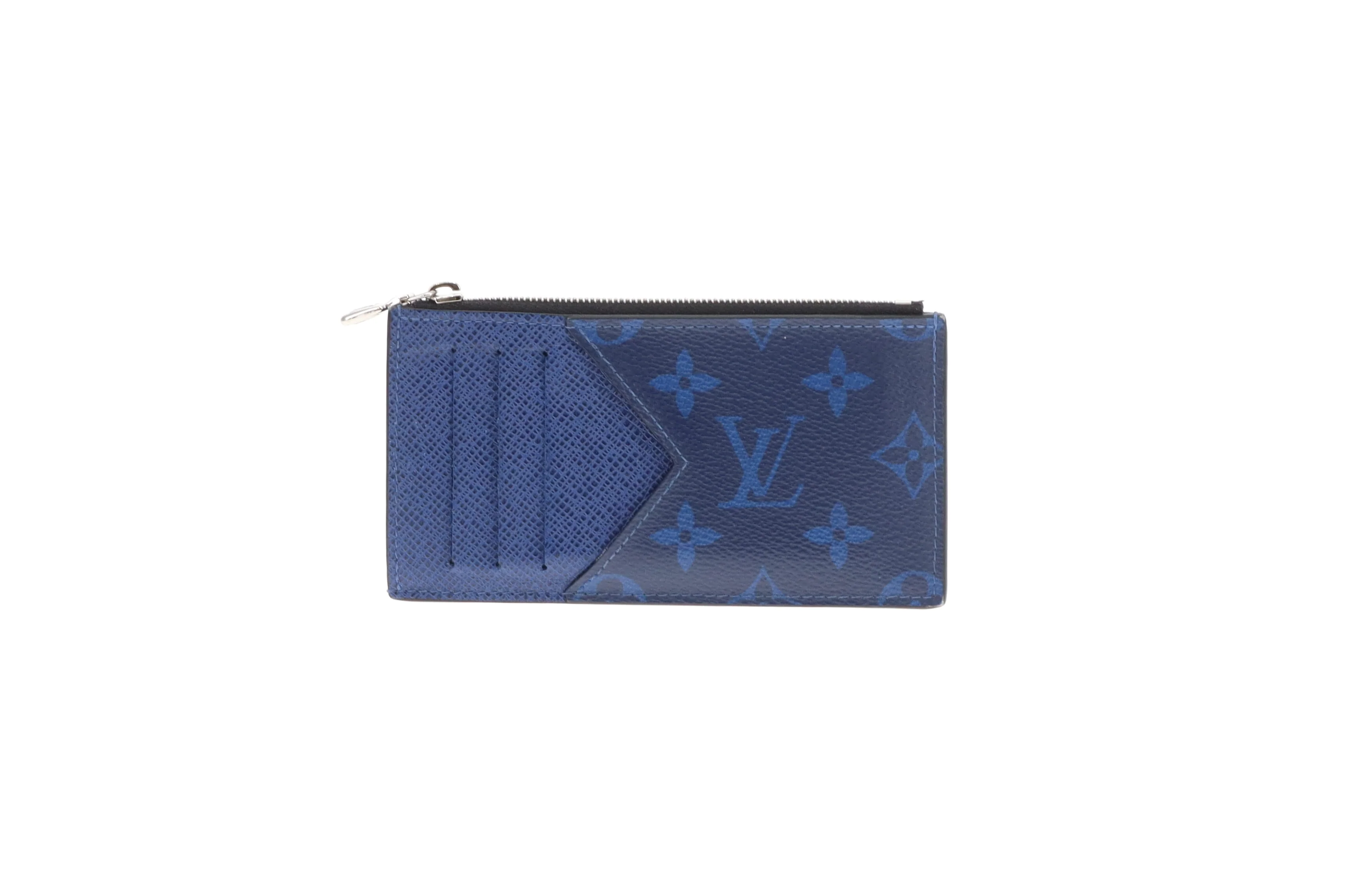 Louis Vuitton Pocket Organiser In Cobalt Taigarama Monogram