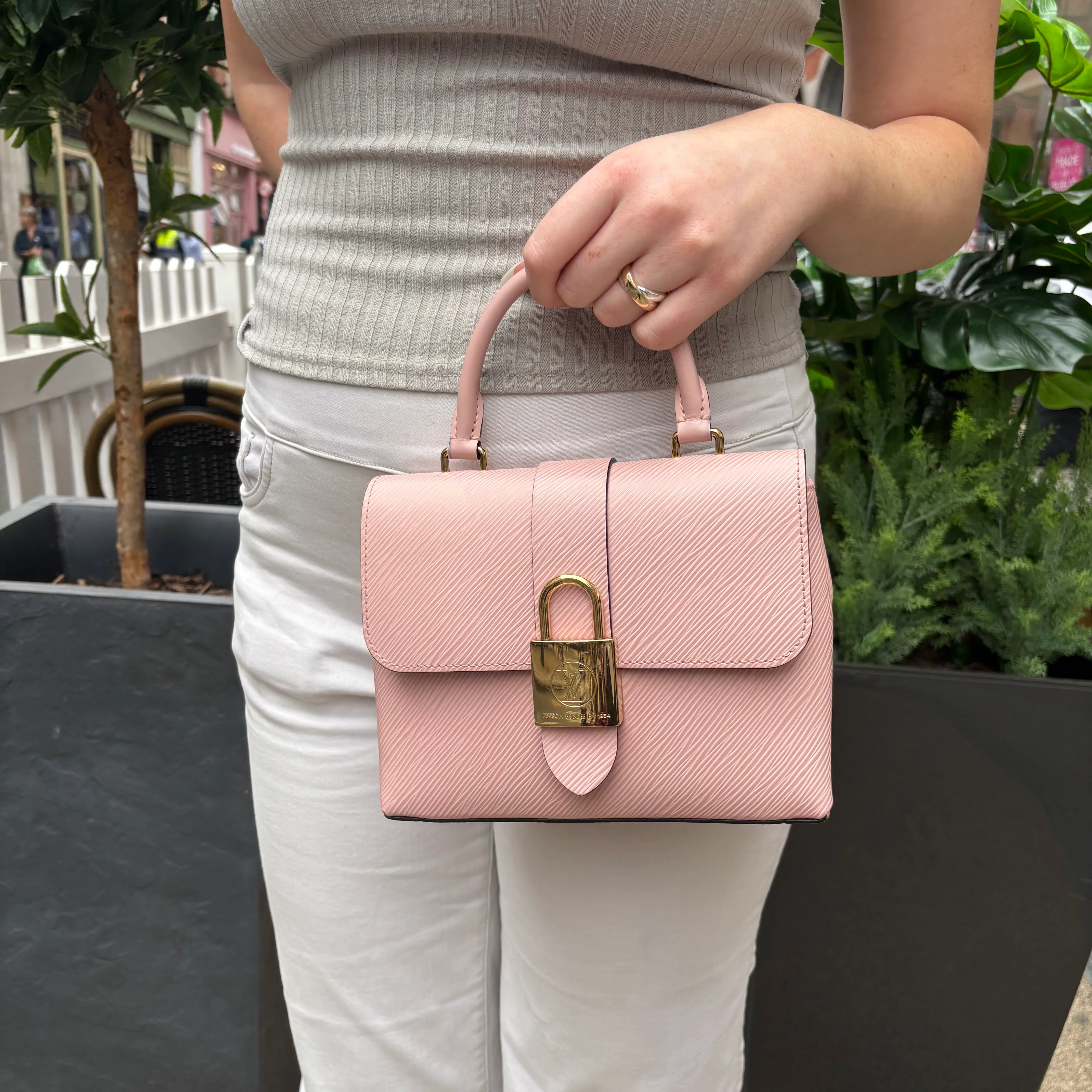 Louis Vuitton Rose Ballerine Epi Locky BB FL0169 - Image 11