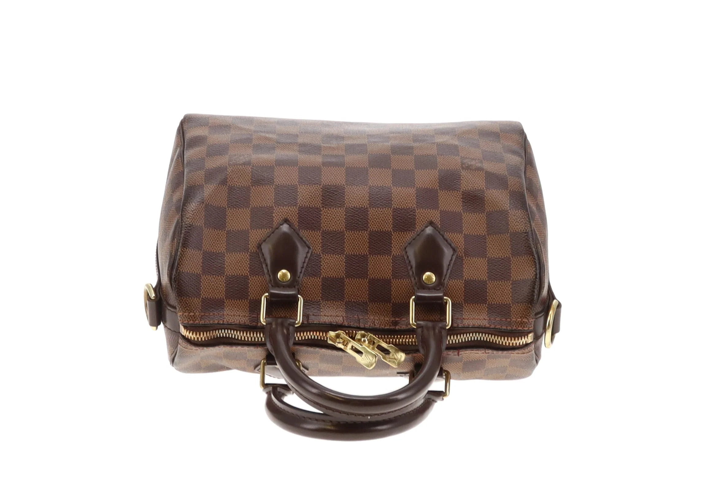 Louis Vuitton Speedy 25 Bandouliere Damier Ebene LA4188 - Image 11