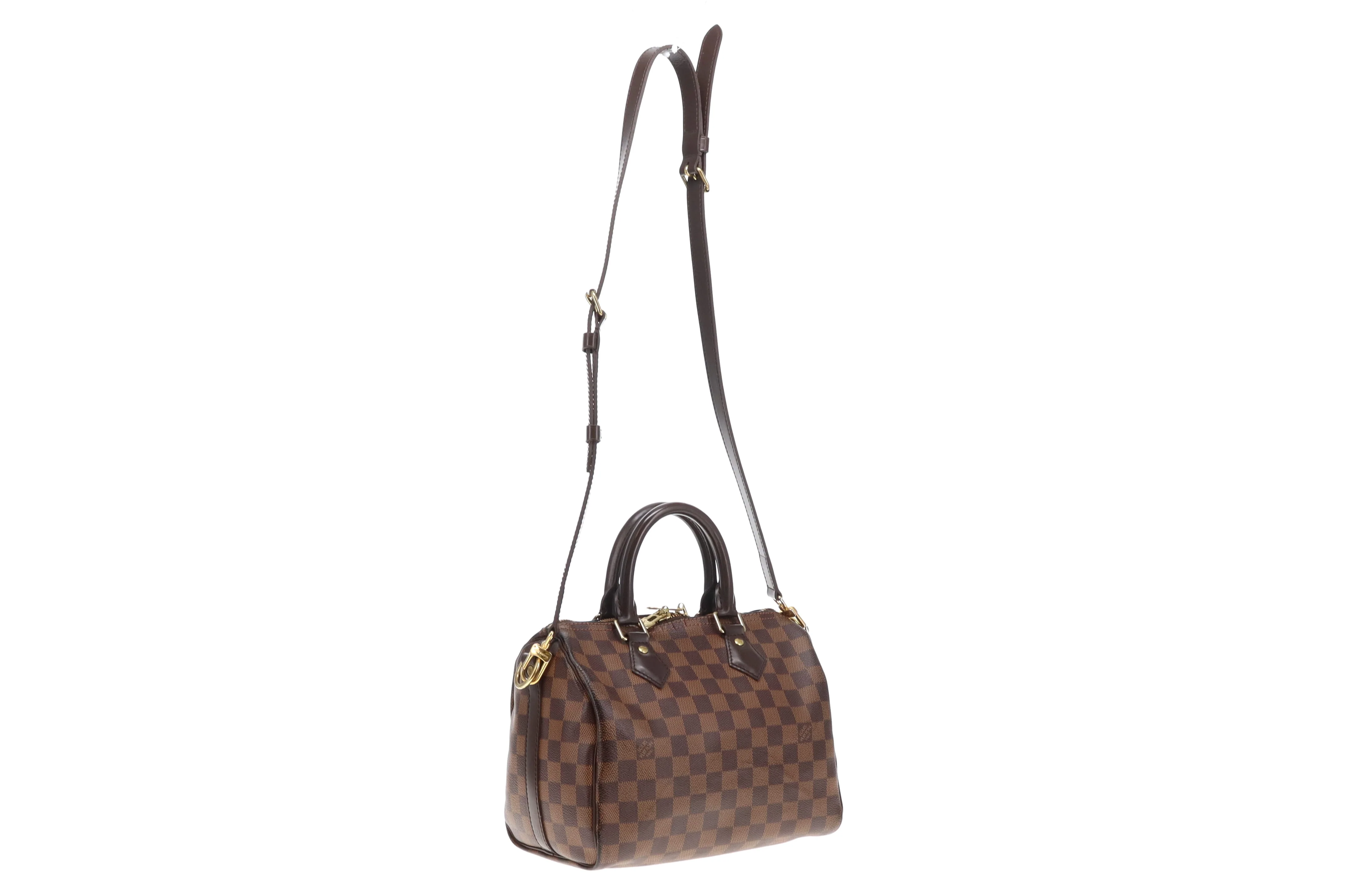 Louis Vuitton Speedy 25 Bandouliere Damier Ebene LA4188 - Image 12