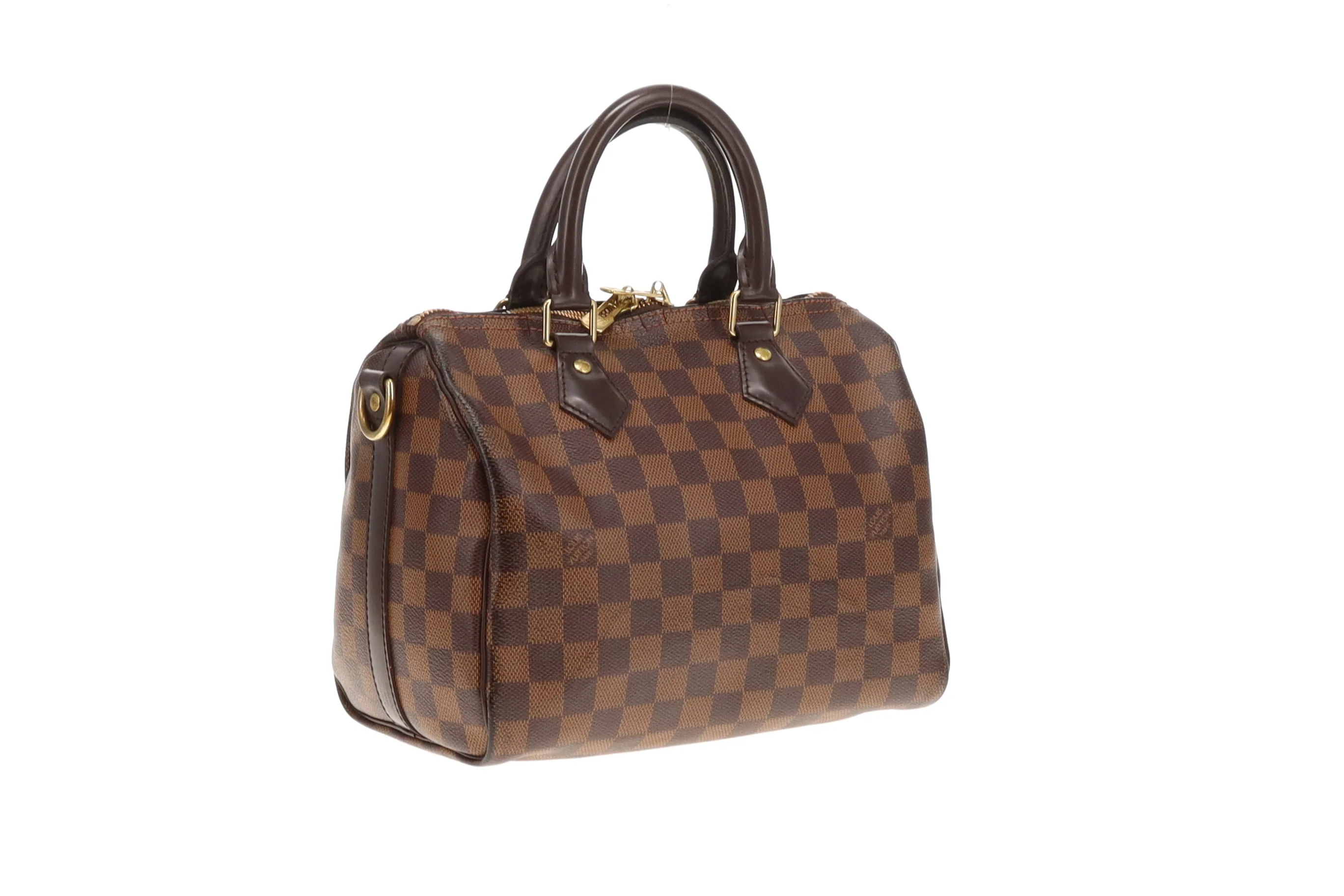 Louis Vuitton Speedy 25 Bandouliere Damier Ebene LA4188 - Image 4