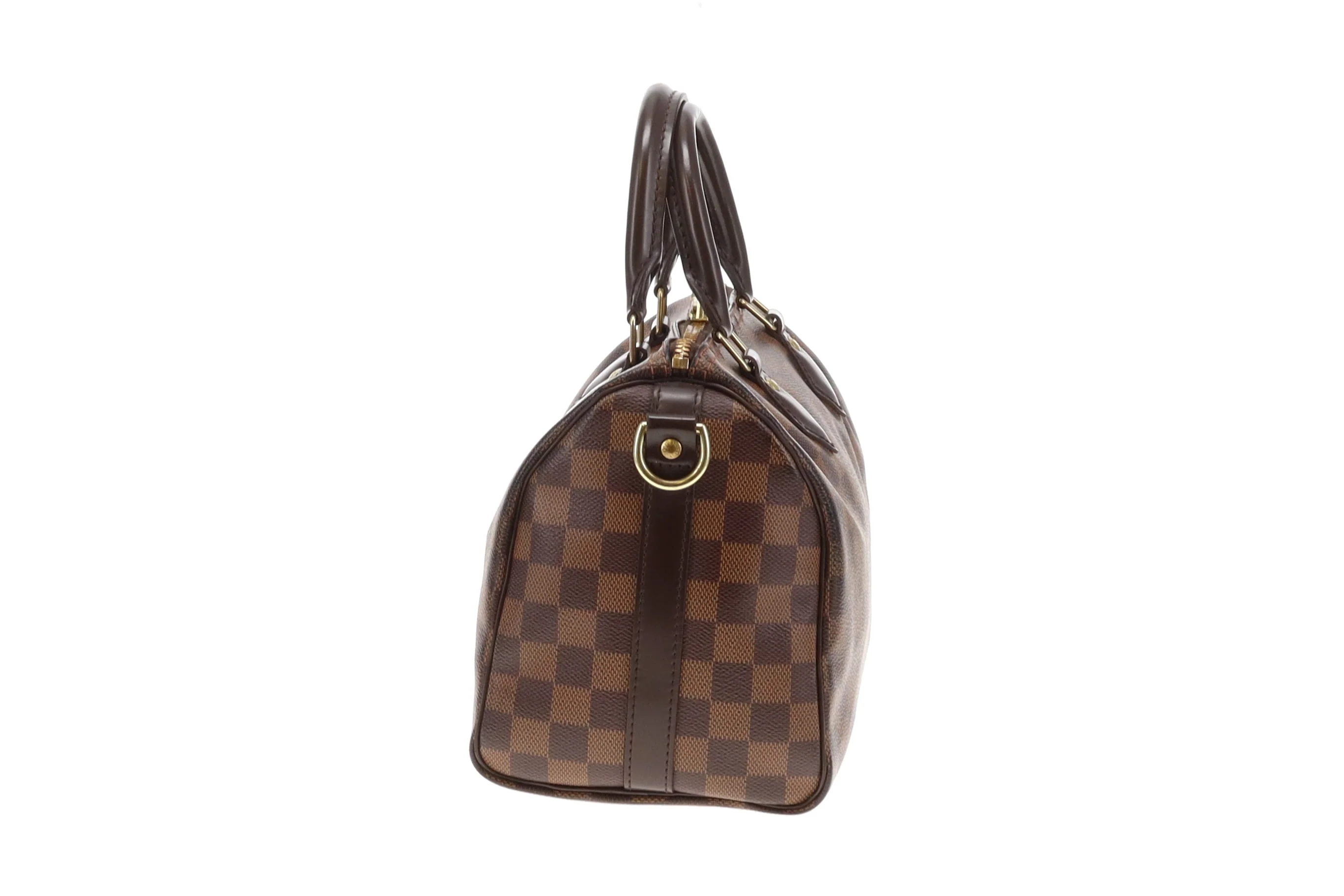 Louis Vuitton Speedy 25 Bandouliere Damier Ebene LA4188 - Image 7
