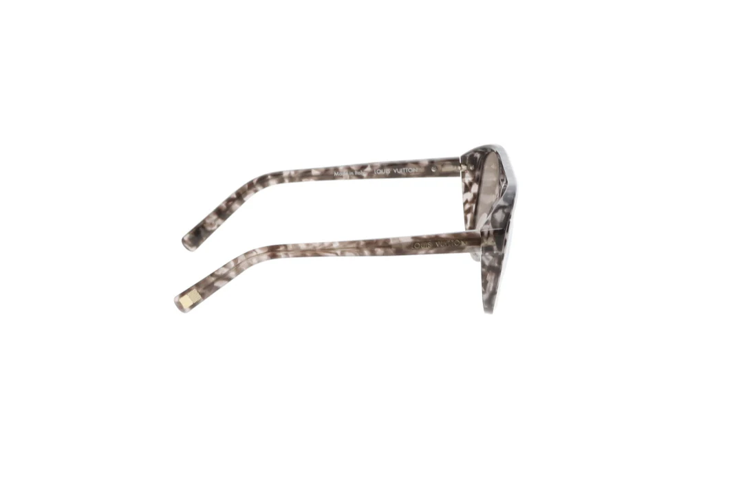 Louis Vuitton Tortoise Shell and White Frame Mowani Sunglasses Z2306W - Image 5
