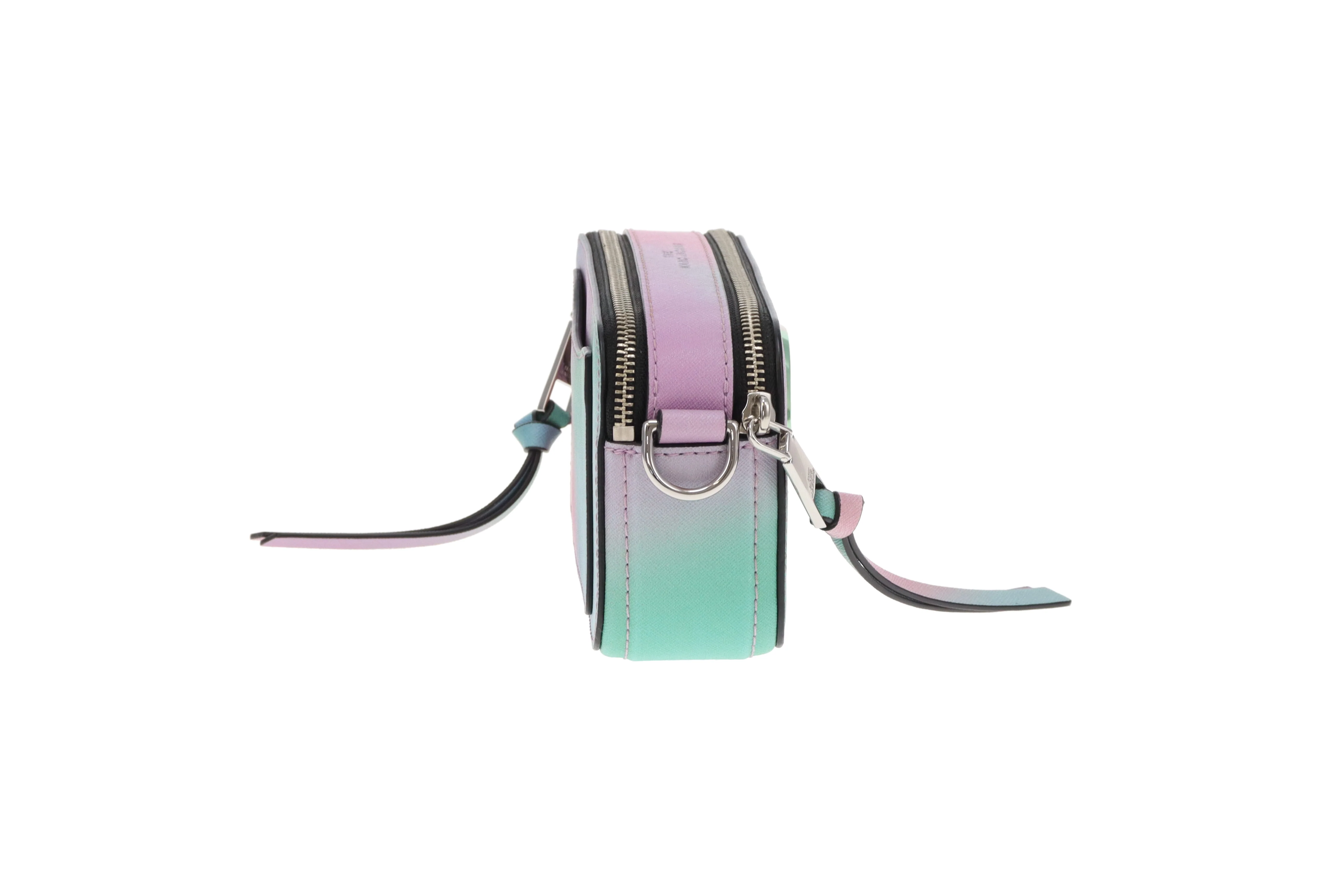 Marc Jacobs Snapshot Bag – Green Airbrush Leather with Multi-Tone Hardware - Image 6