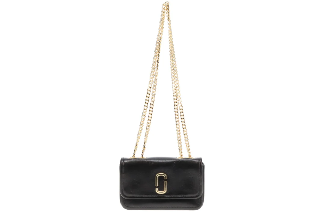 Marc Jacobs The Glam Shot Mini Bag Black GHW - Image 3