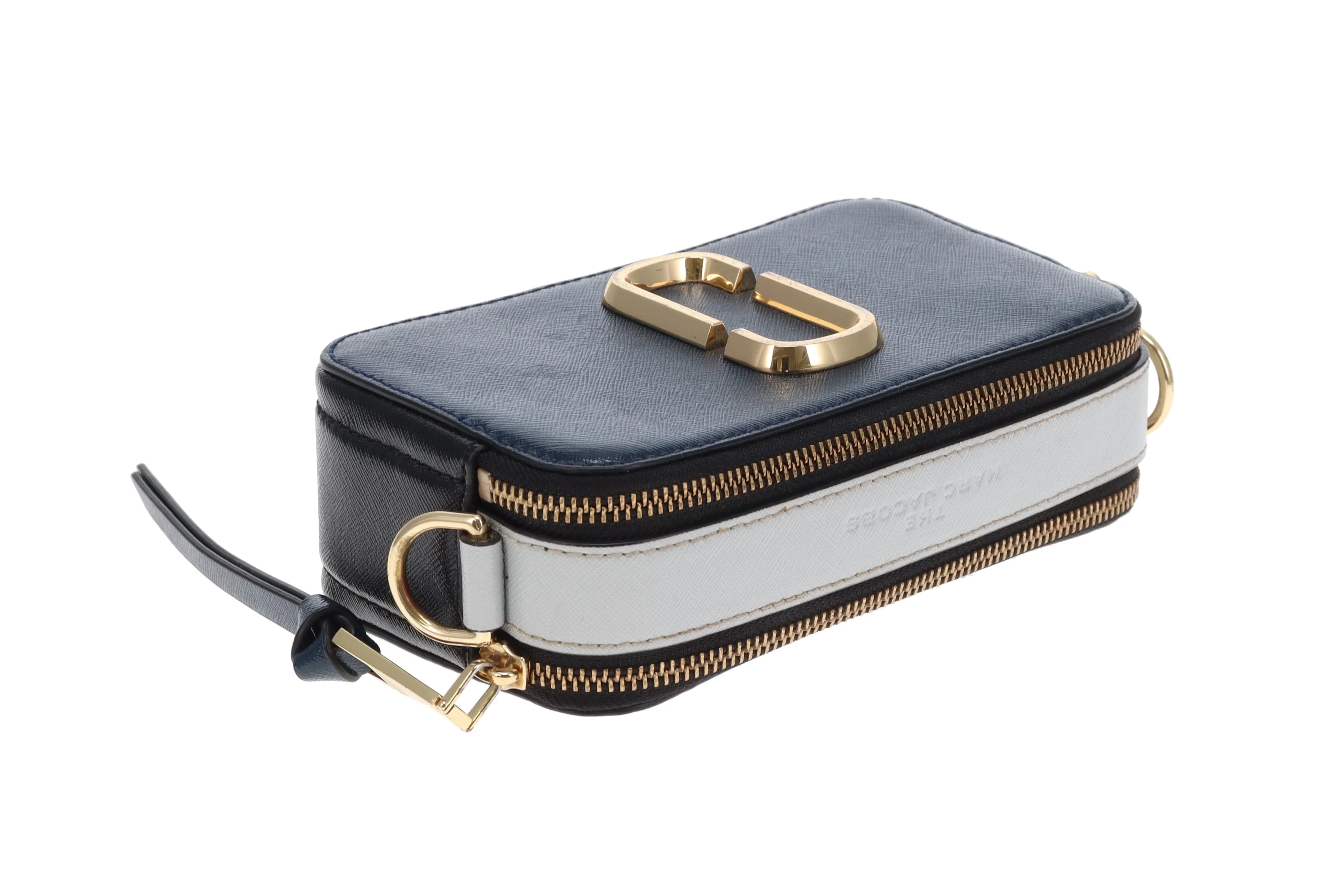 Marc Jacobs The Snapshot Crossbody Bag Navy & Black - Image 10