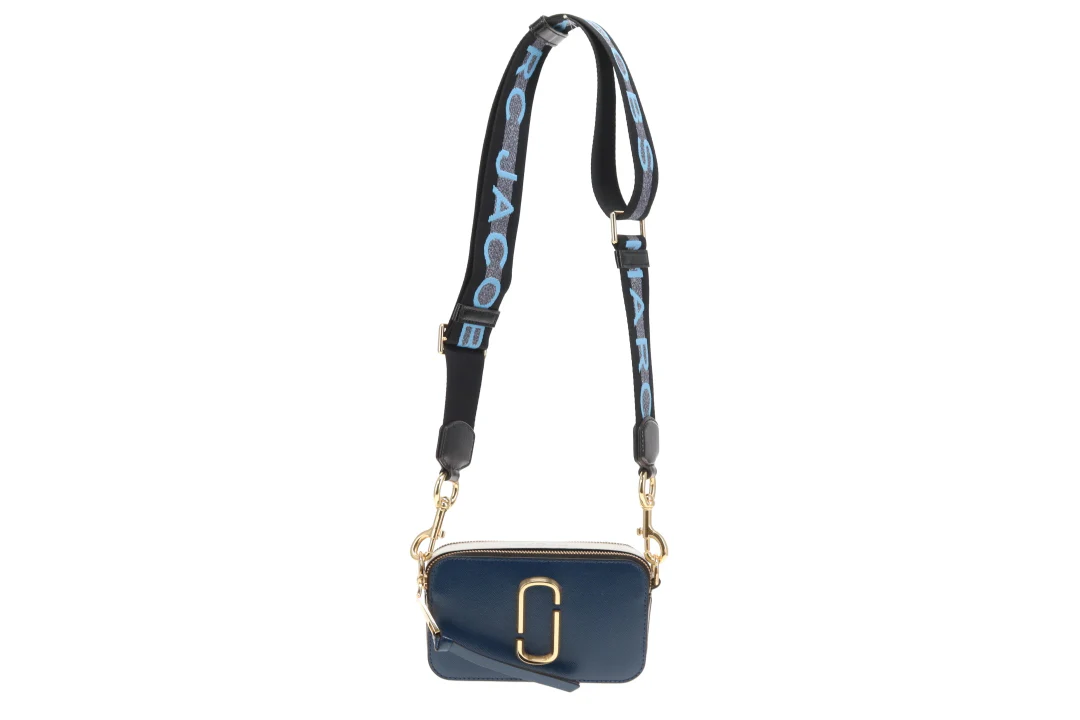 Marc Jacobs The Snapshot New Blue Sea With Logo Strap - Image 3