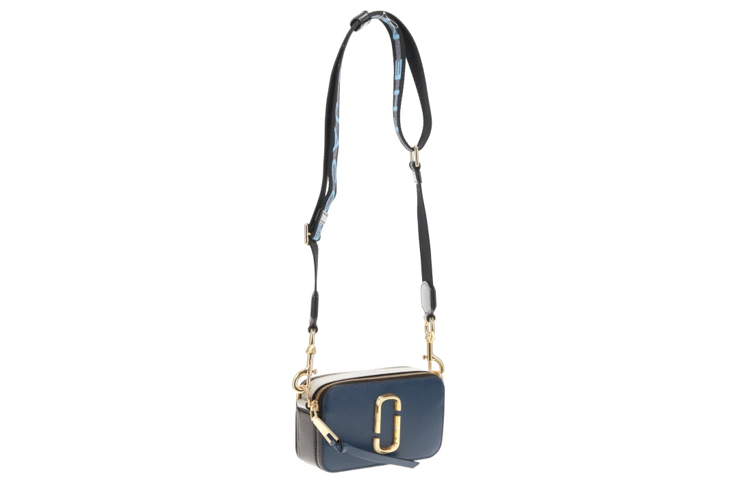 Marc Jacobs The Snapshot New Blue Sea With Logo Strap - Image 4