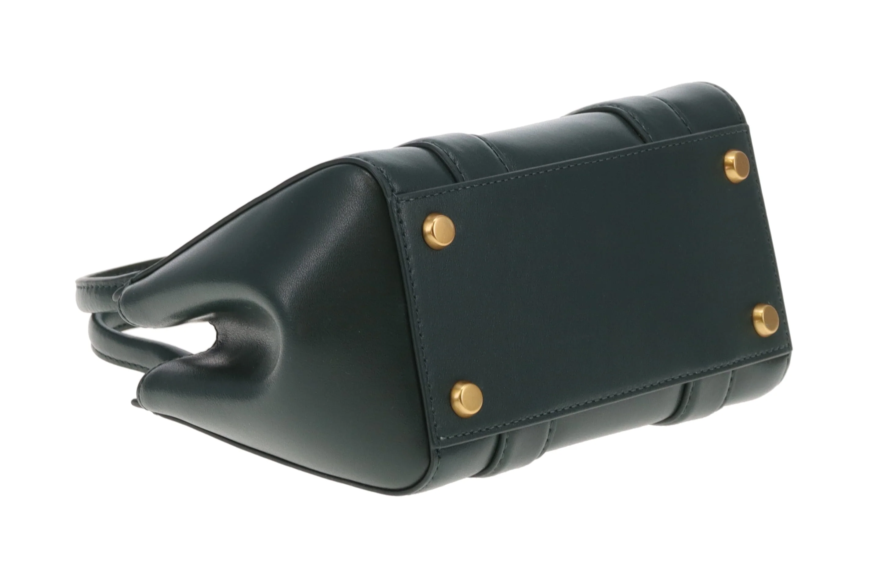 Marc Jacobs The Turnlock Crossbody Tote Bag Mini Green Leather - Image 12