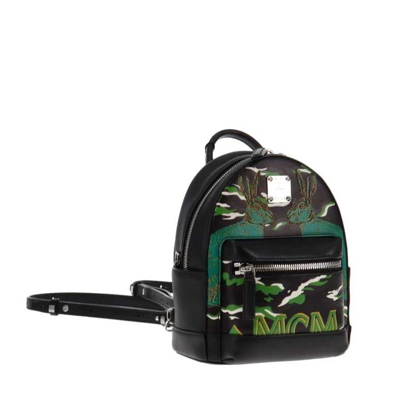MCM Small Stark Pop Rabbit Limited Edition Backpack - Image 3