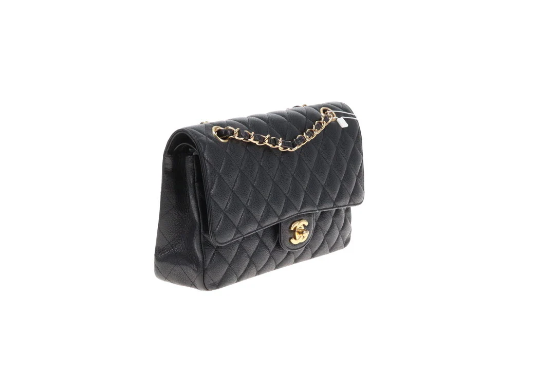Chanel Classic Double Flap Medium Black Caviar GHW 2009/10 - Image 6