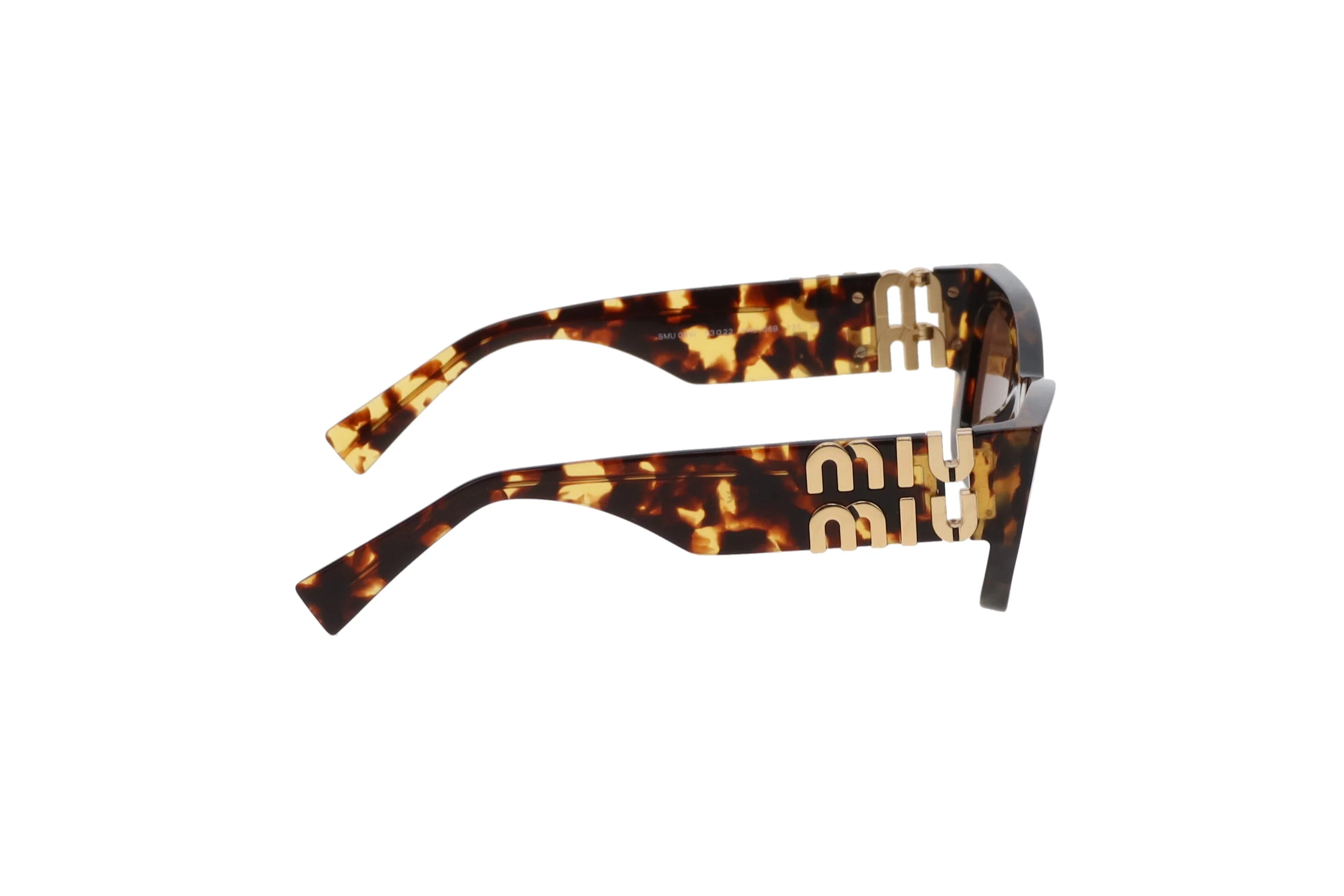 Miu Miu Sunglasses Tortoise Logo Side SMU 09W - Image 3