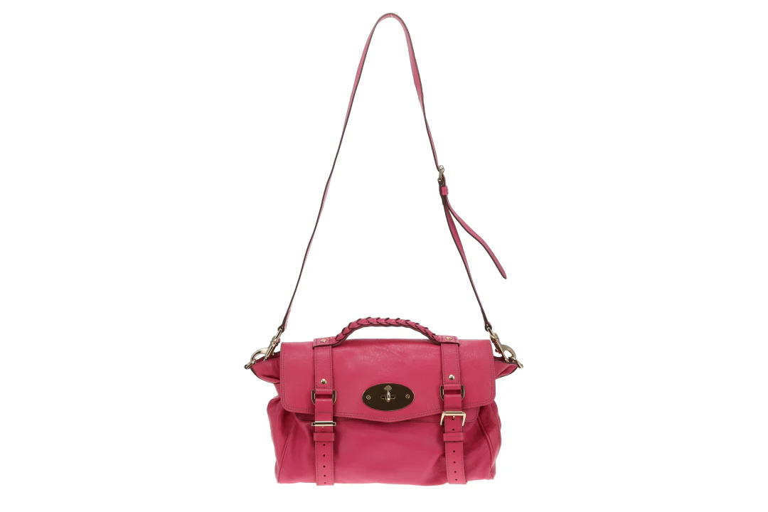Mulberry Alexa Pink In Soft Buffalo Leather Regular - Image 12