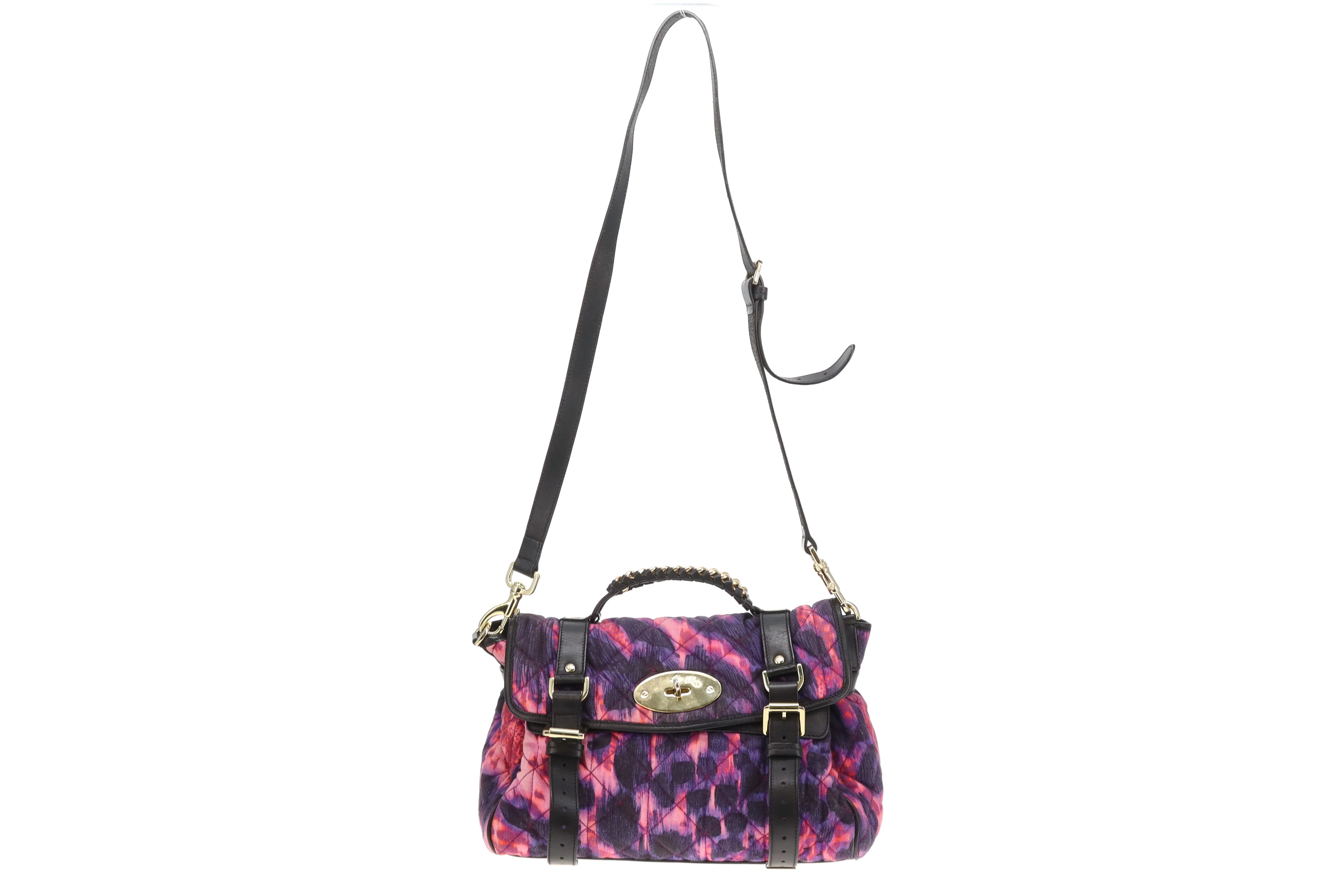 Mulberry Alexa Regular Denim Loopy Leopard - Image 3