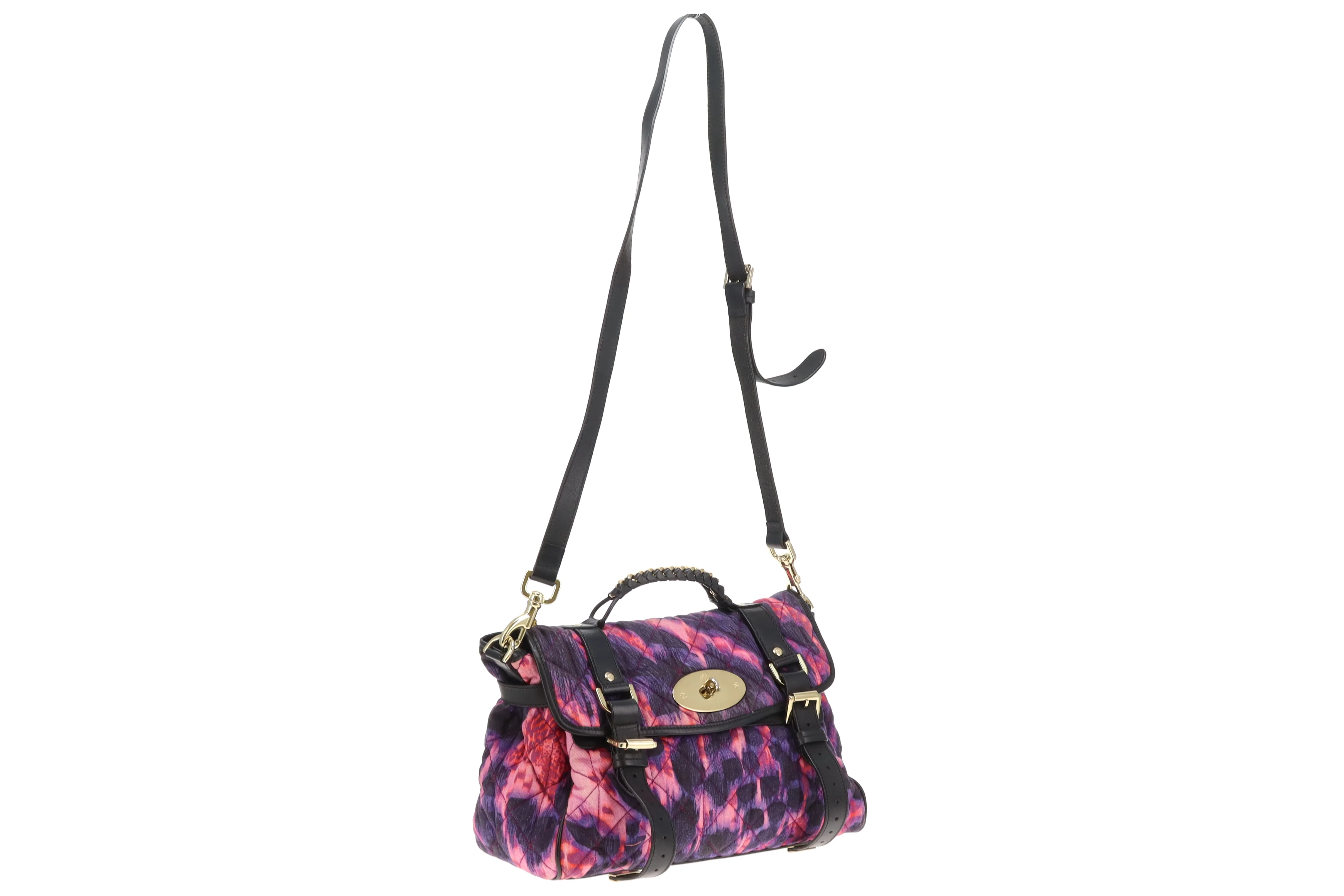 Mulberry Alexa Regular Denim Loopy Leopard - Image 4
