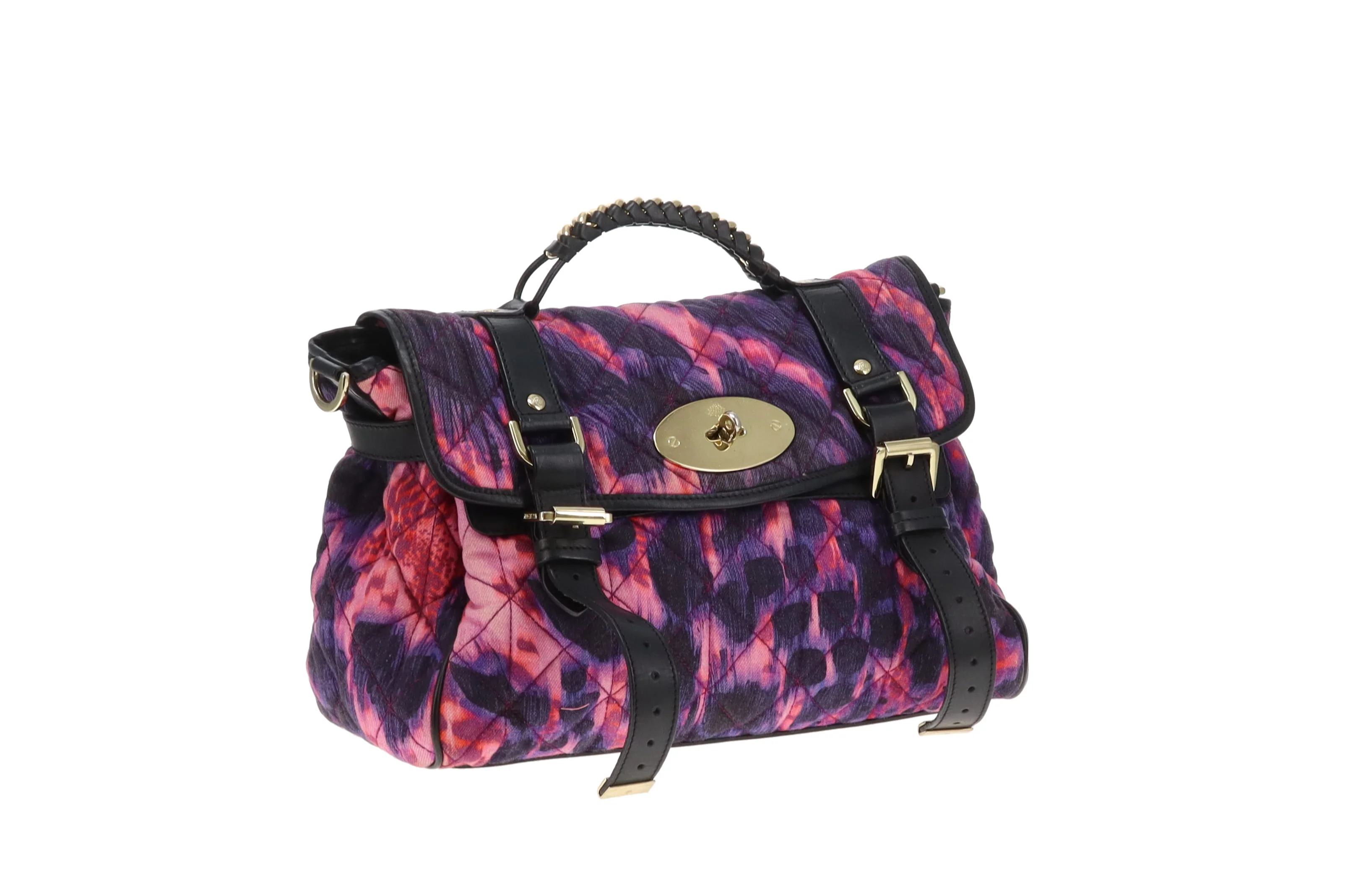 Mulberry Alexa Regular Denim Loopy Leopard - Image 5