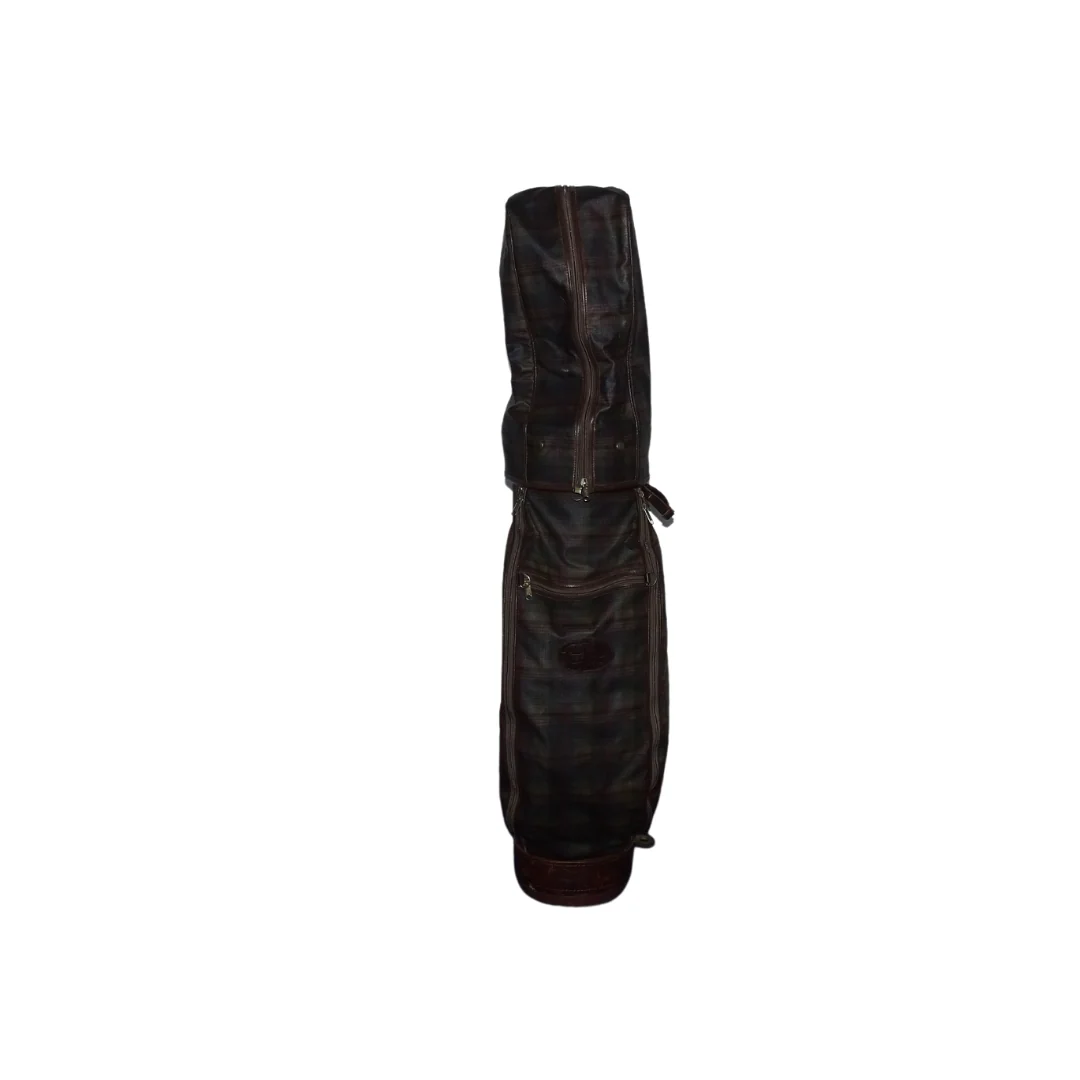 Mulberry Check Canvas & Congo Leather Golf Bag - Image 13