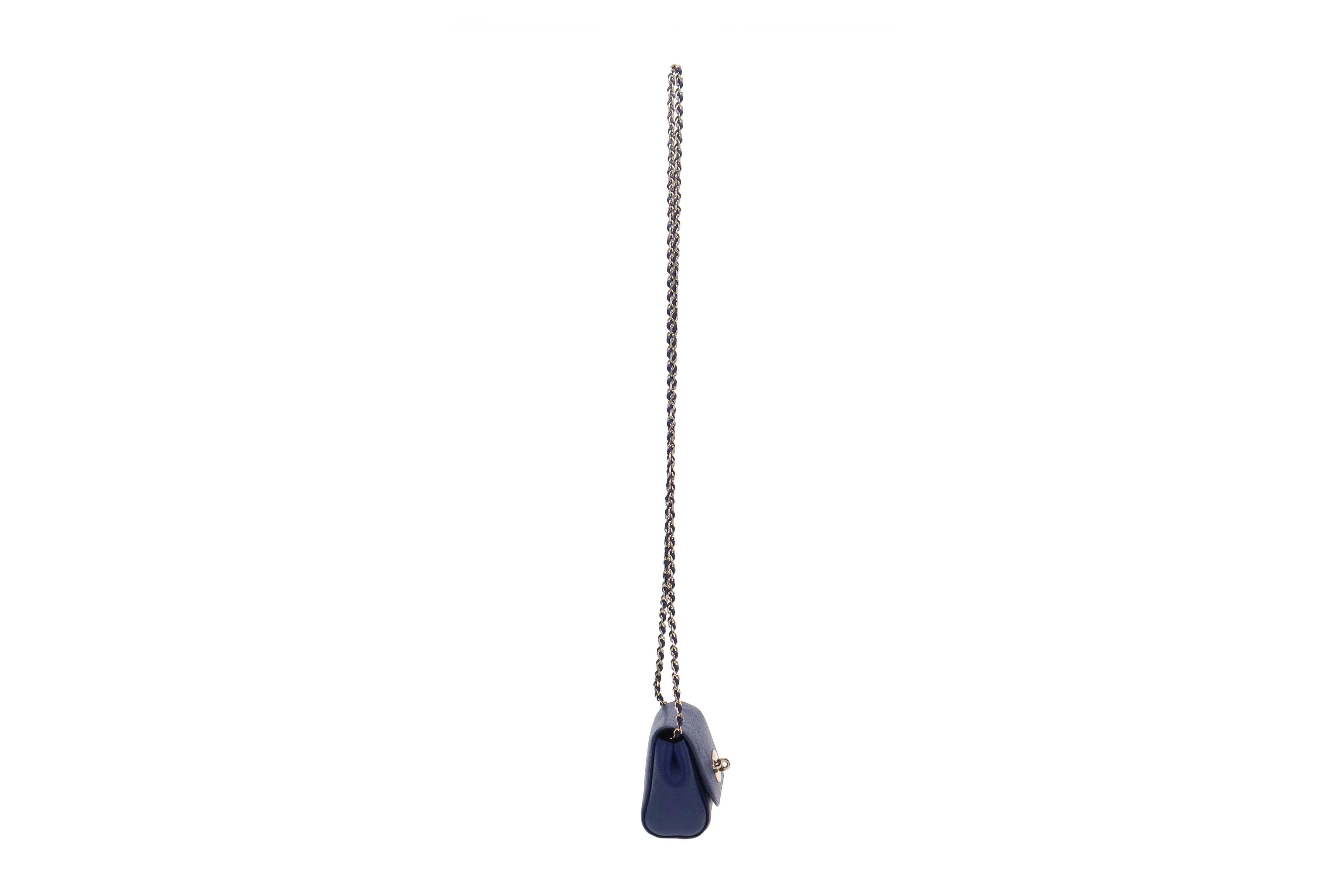 Mulberry Lily Indigo Blue Leather Mini - Image 7